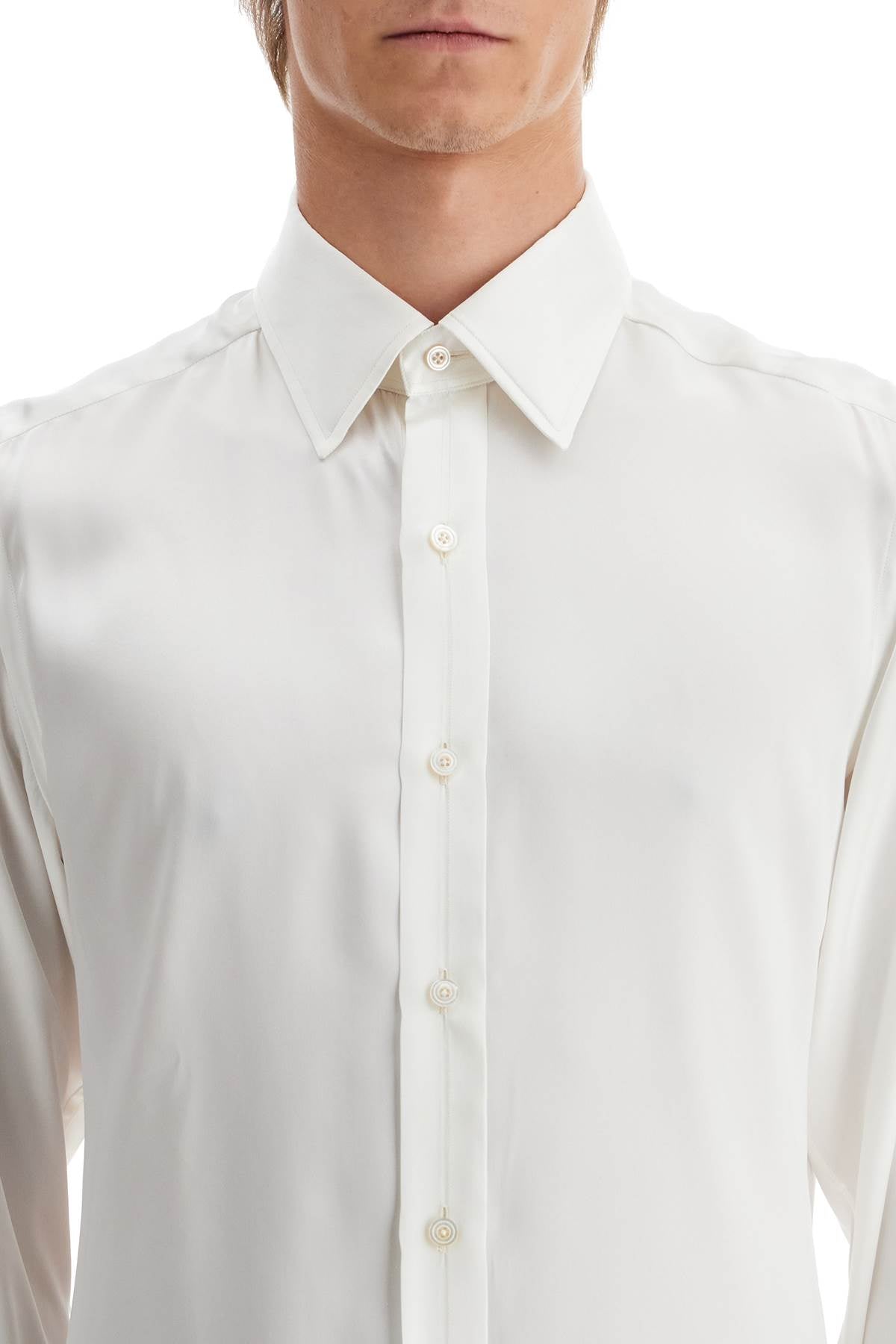 TOM FORD silk slim fit shirt