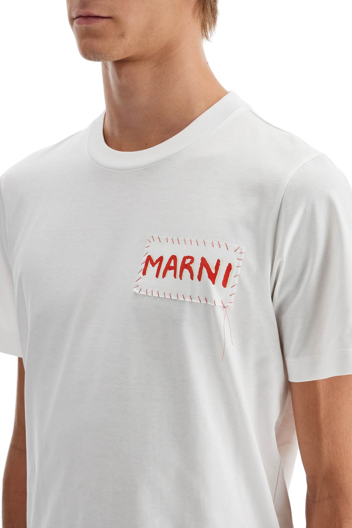 MARNI t-shirt with patch logo design