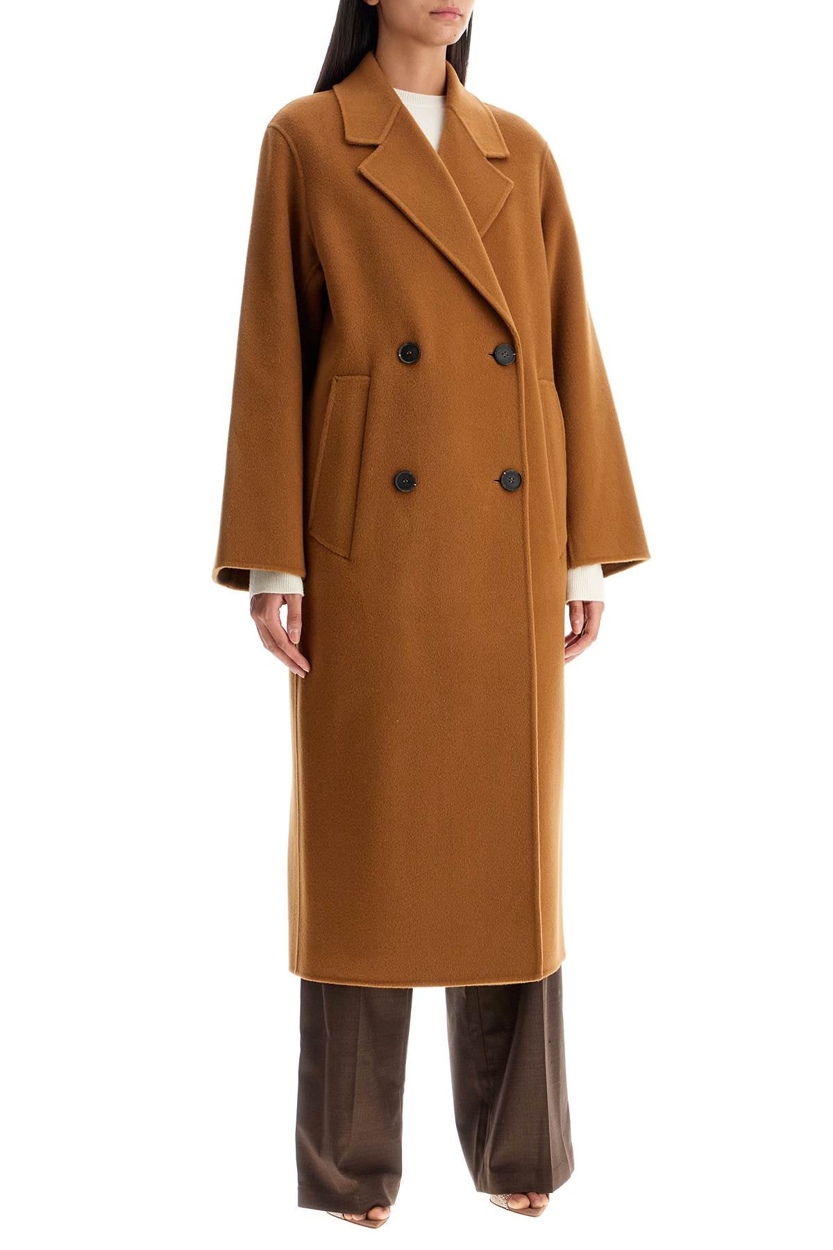 IVY OAK clara double-breasted wool coat