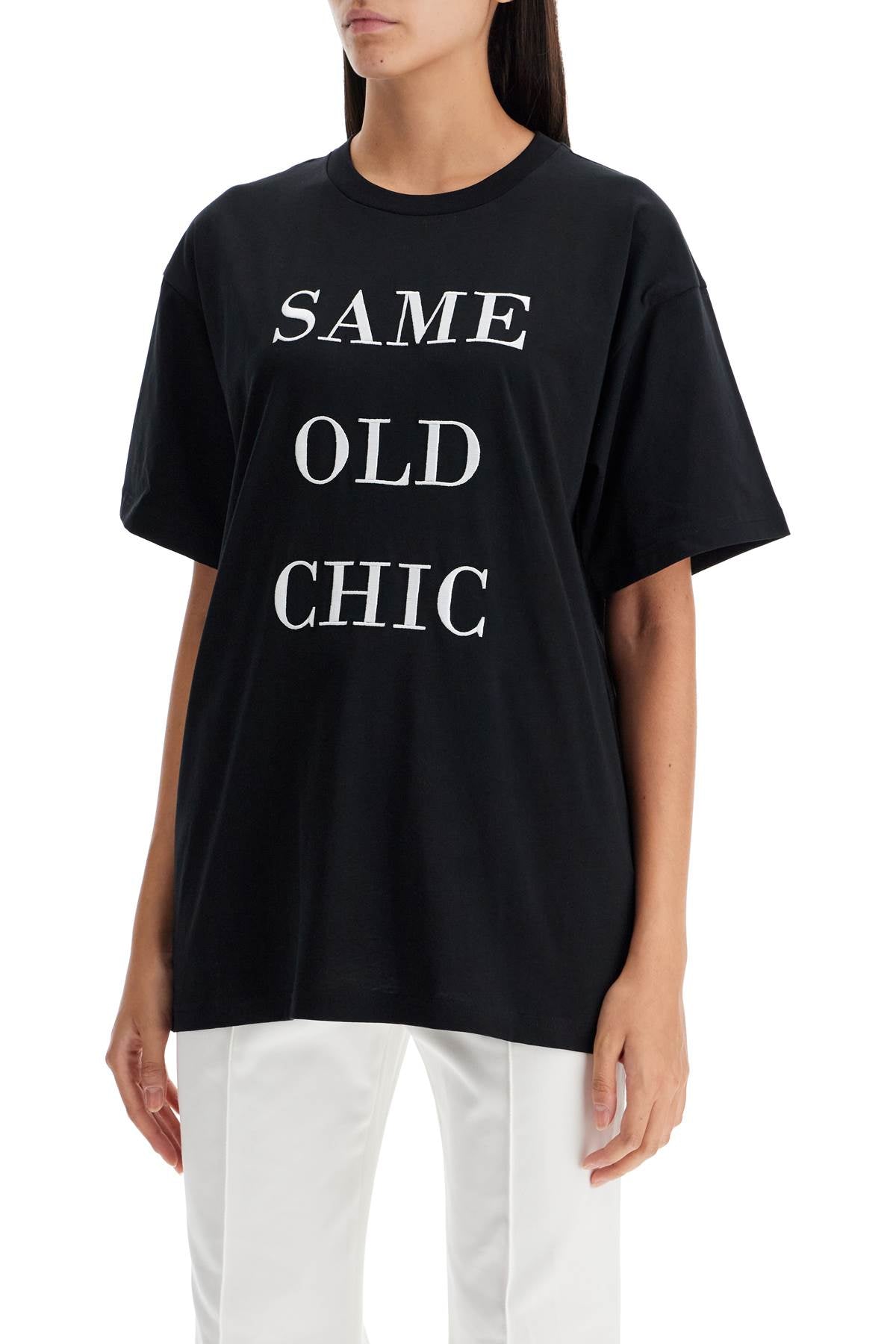 MOSCHINO "oversized t-shirt with same old