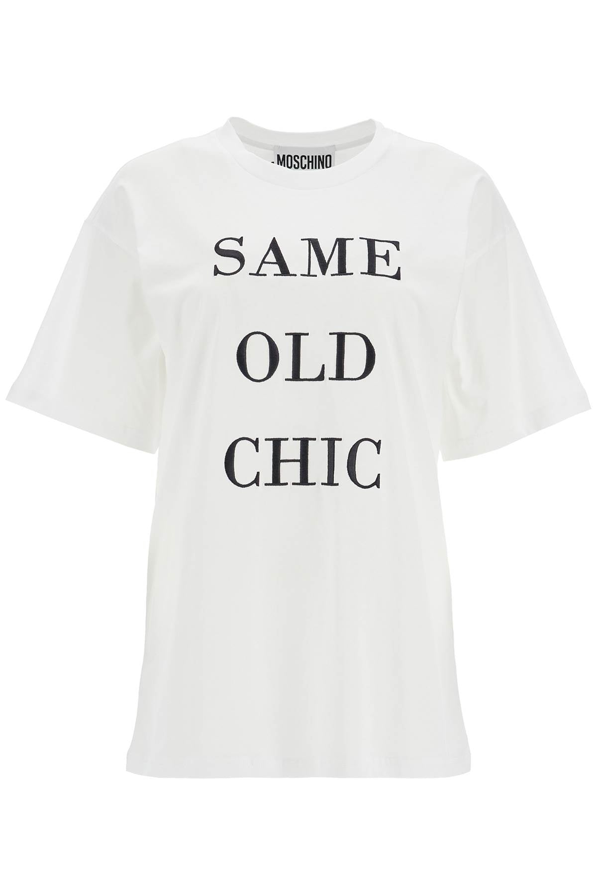 MOSCHINO "oversized t-shirt with same old