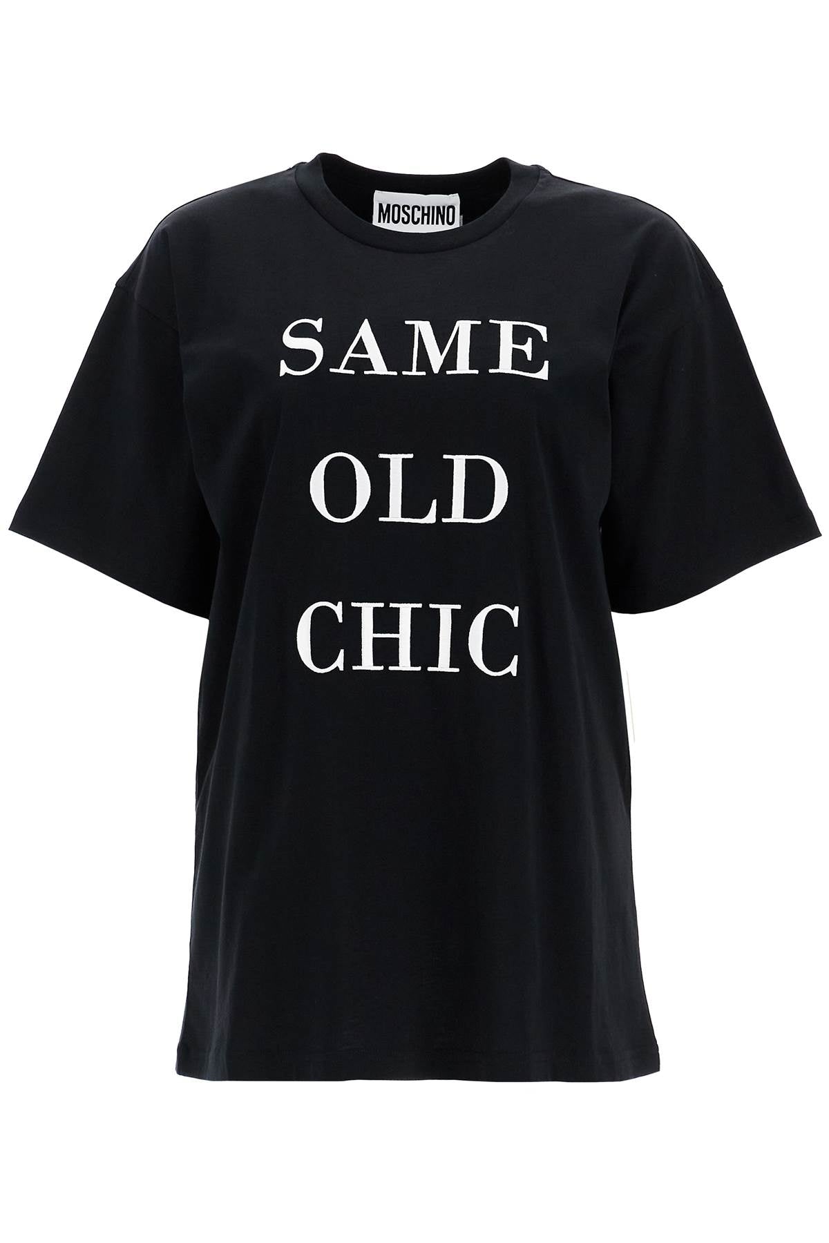 MOSCHINO "oversized t-shirt with same old