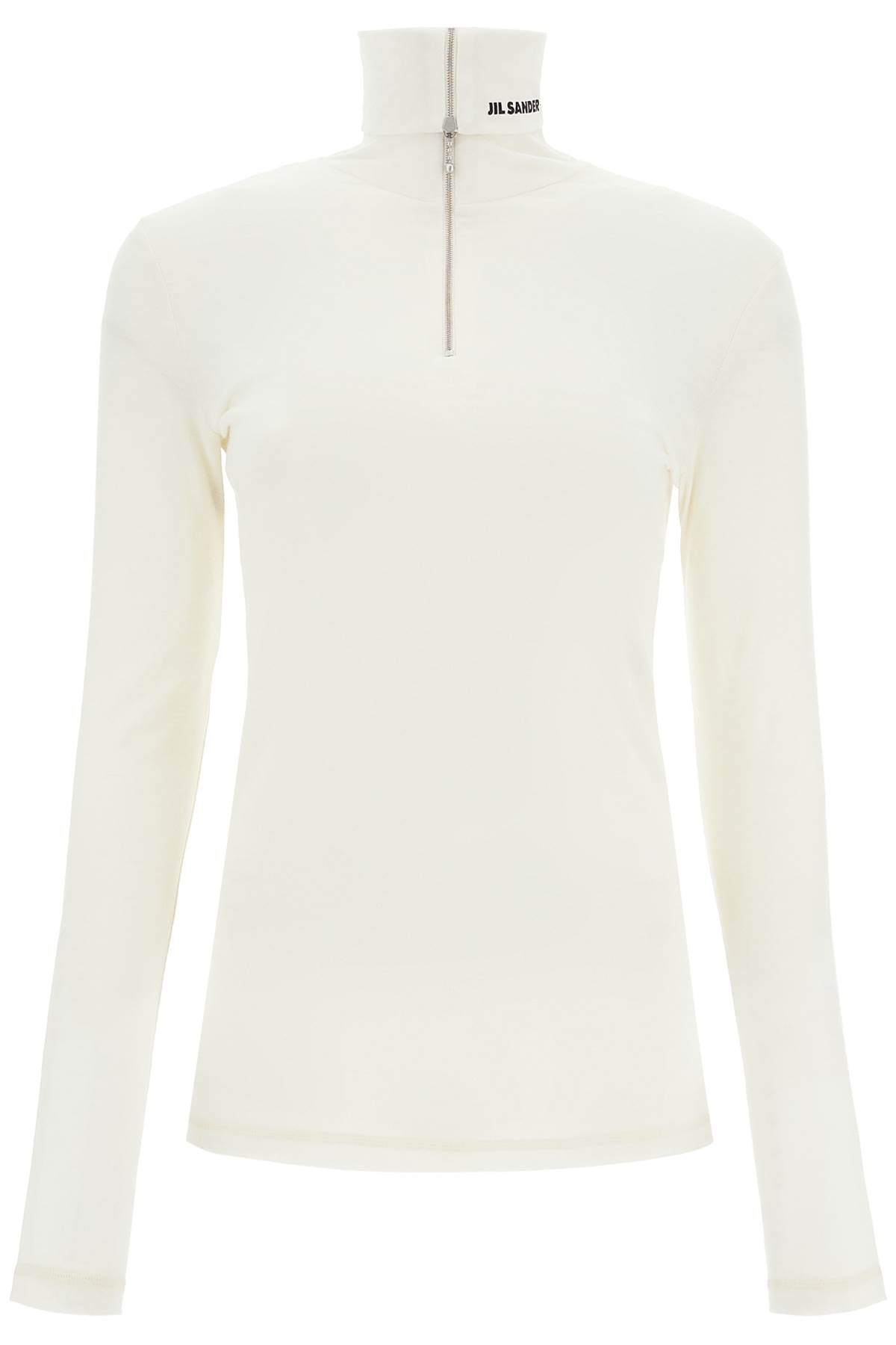 JIL SANDER long-sleeved t-shirt with zipper