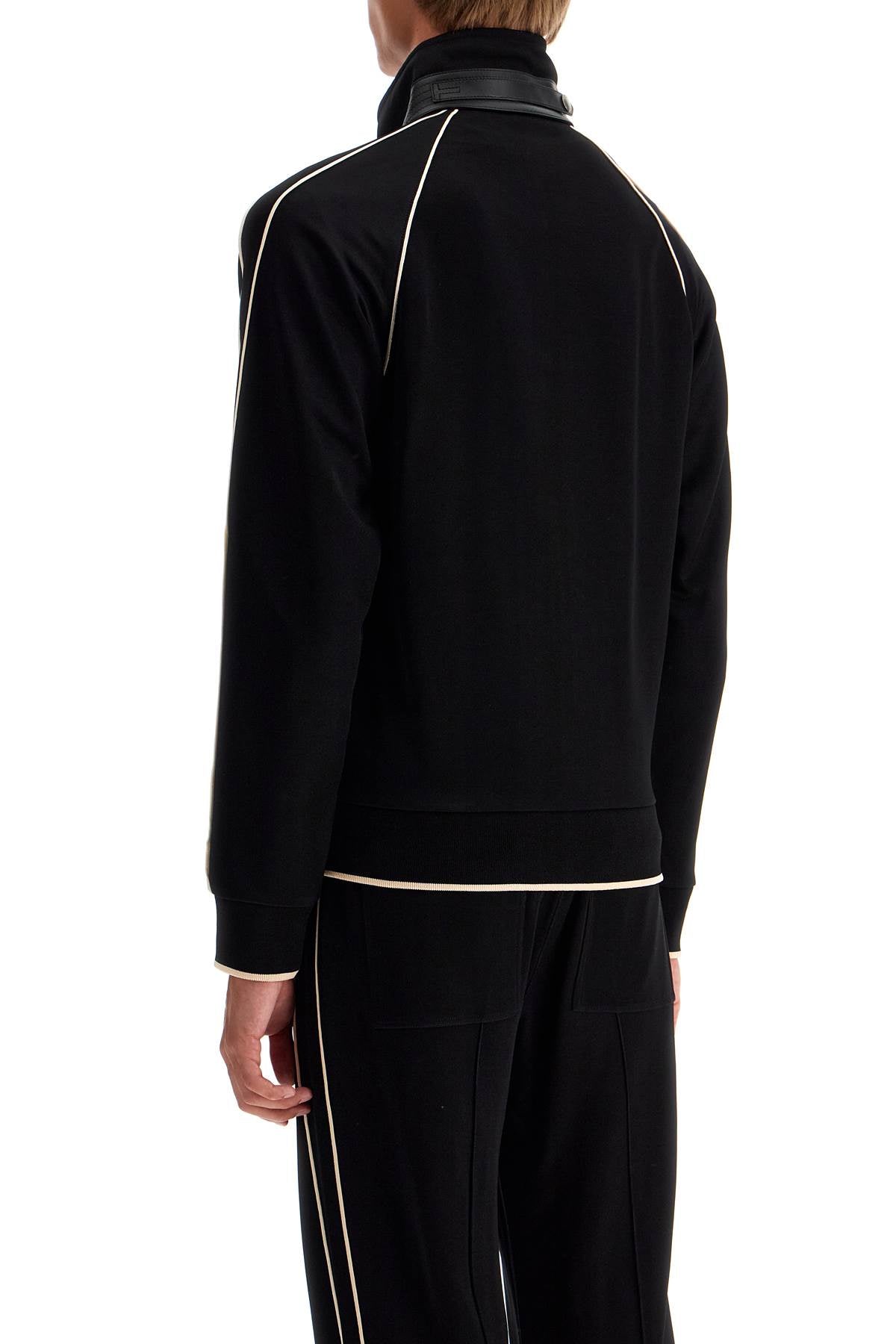 TOM FORD "v-neck viscose zip-up