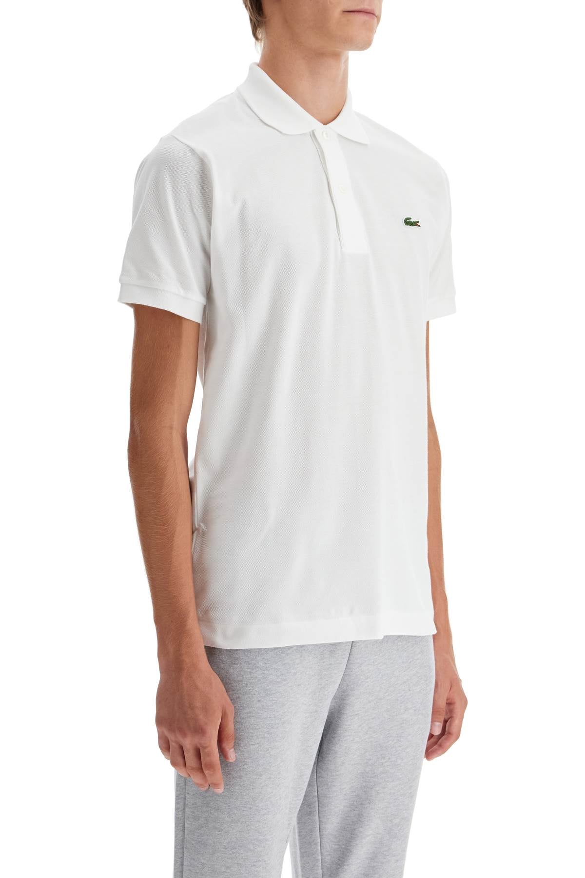 LACOSTE cotton piquet polo