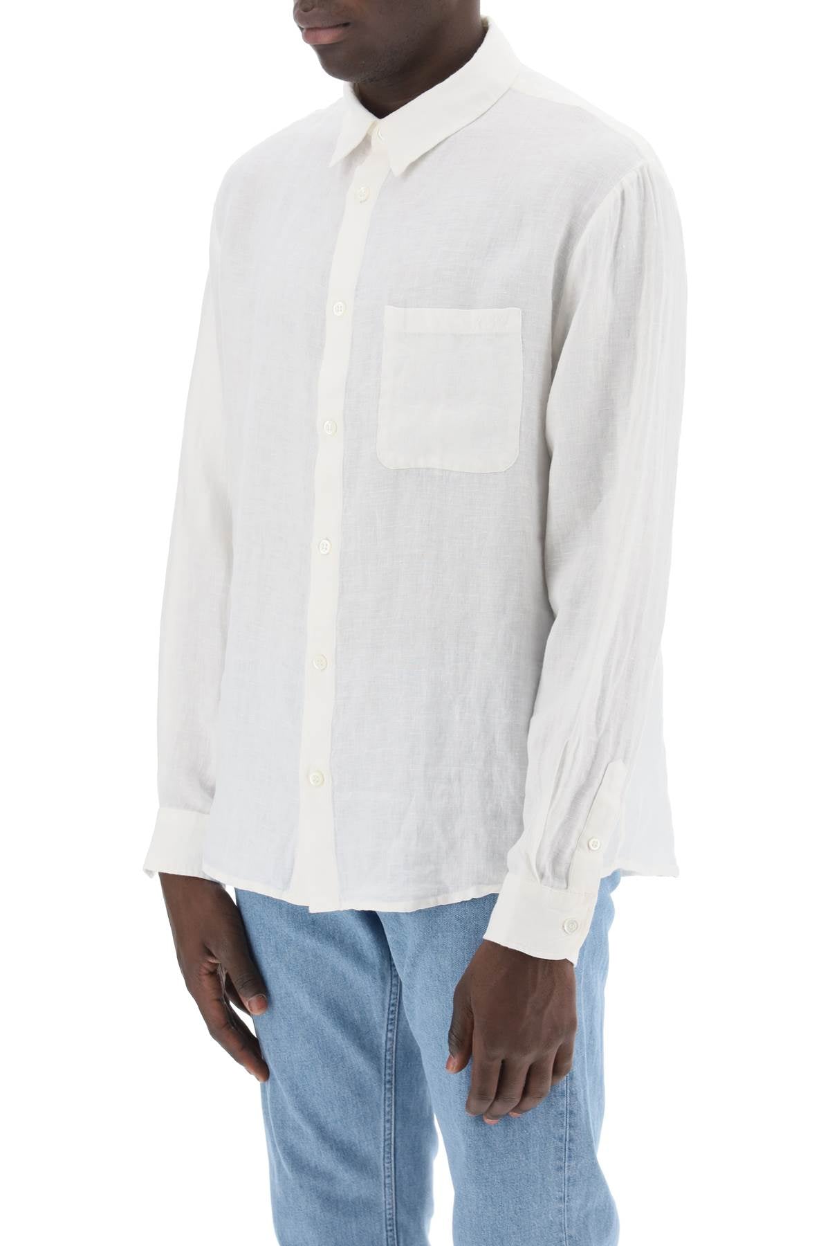 A.P.C. linen cassel shirt for