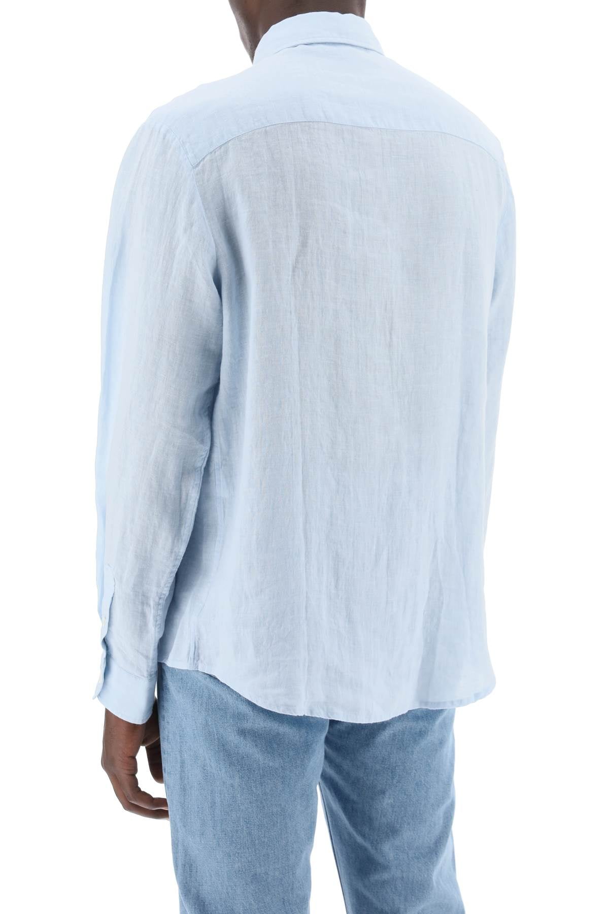 A.P.C. linen cassel shirt for