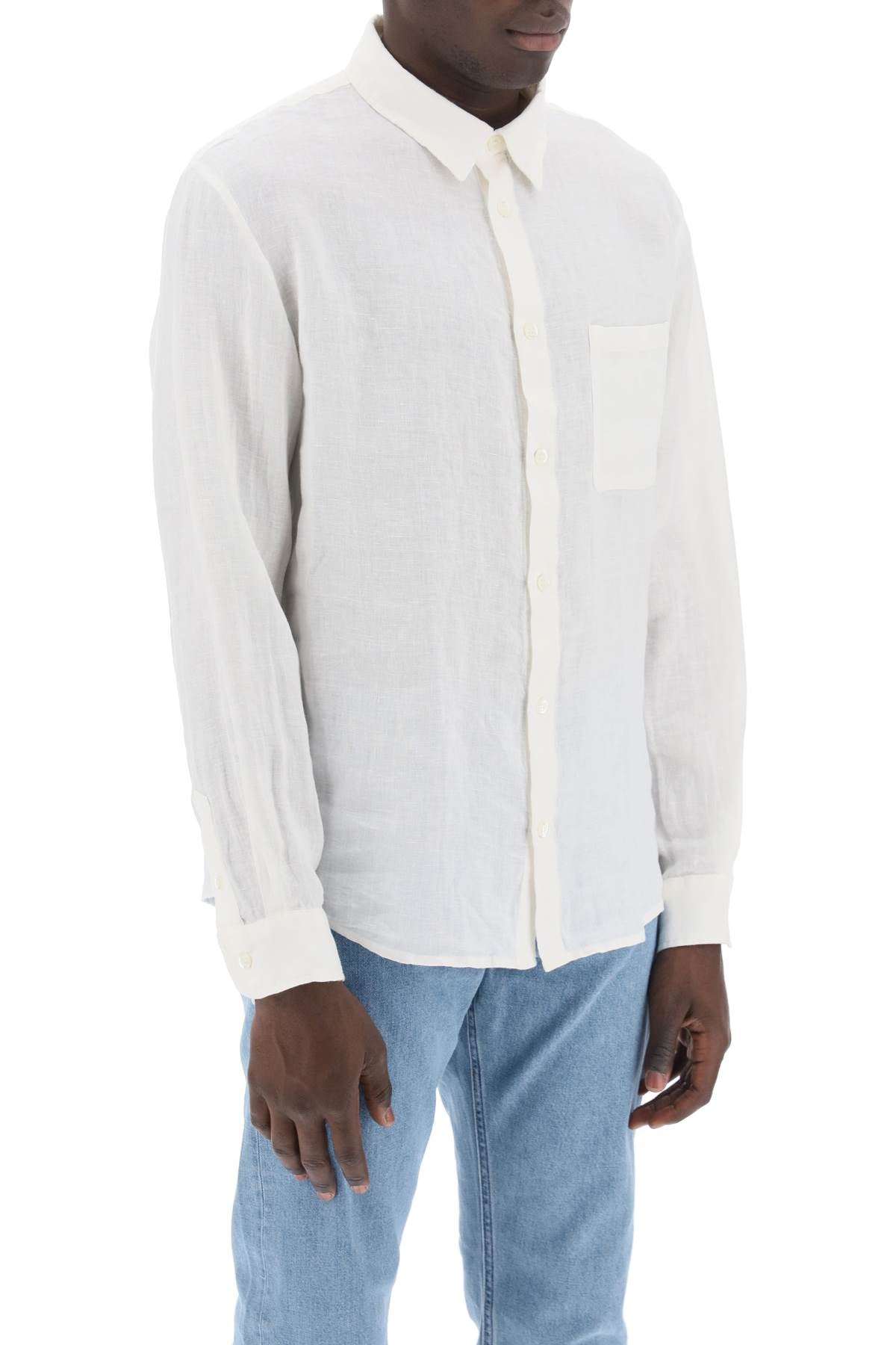 A.P.C. linen cassel shirt for