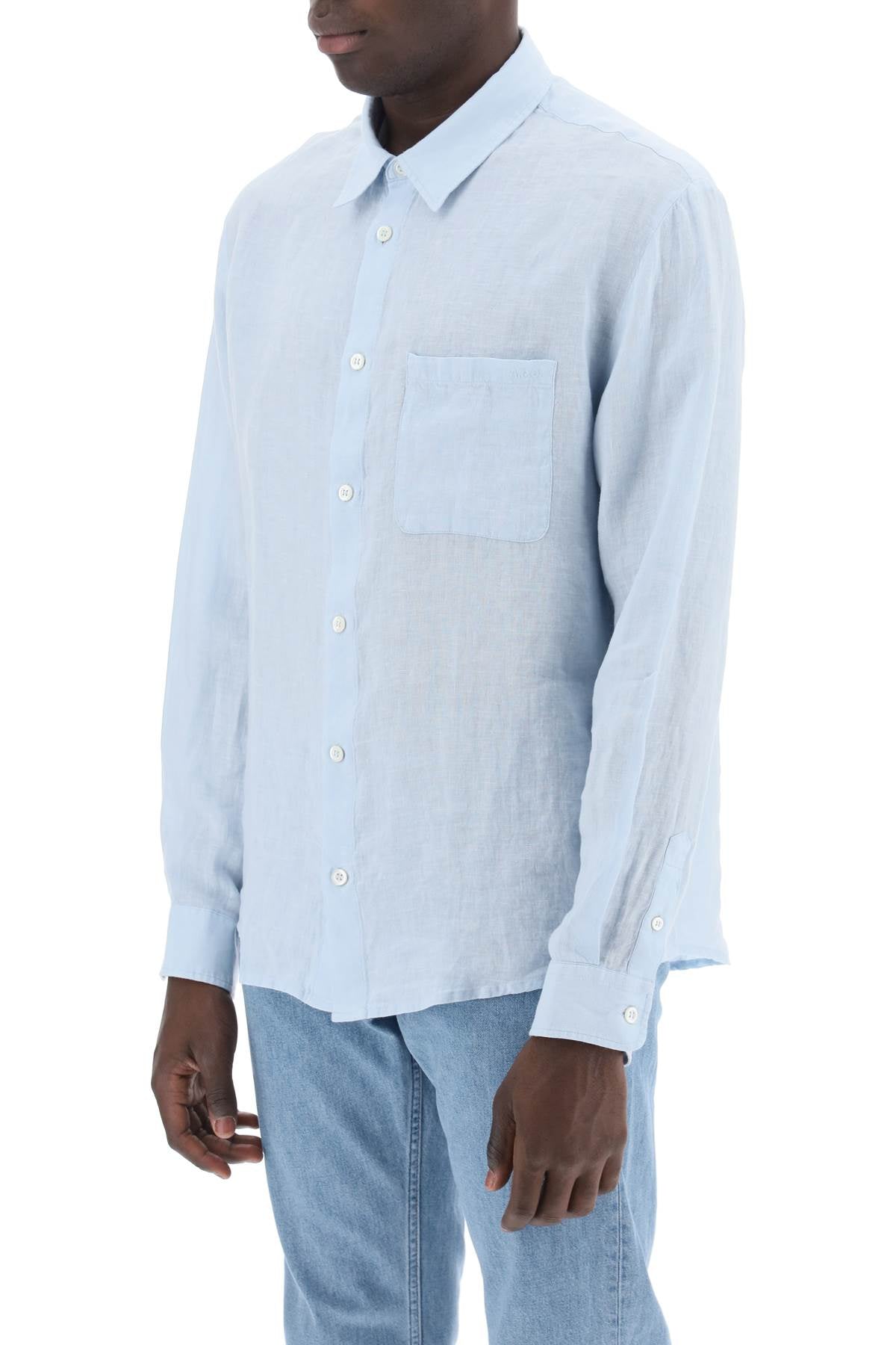 A.P.C. linen cassel shirt for