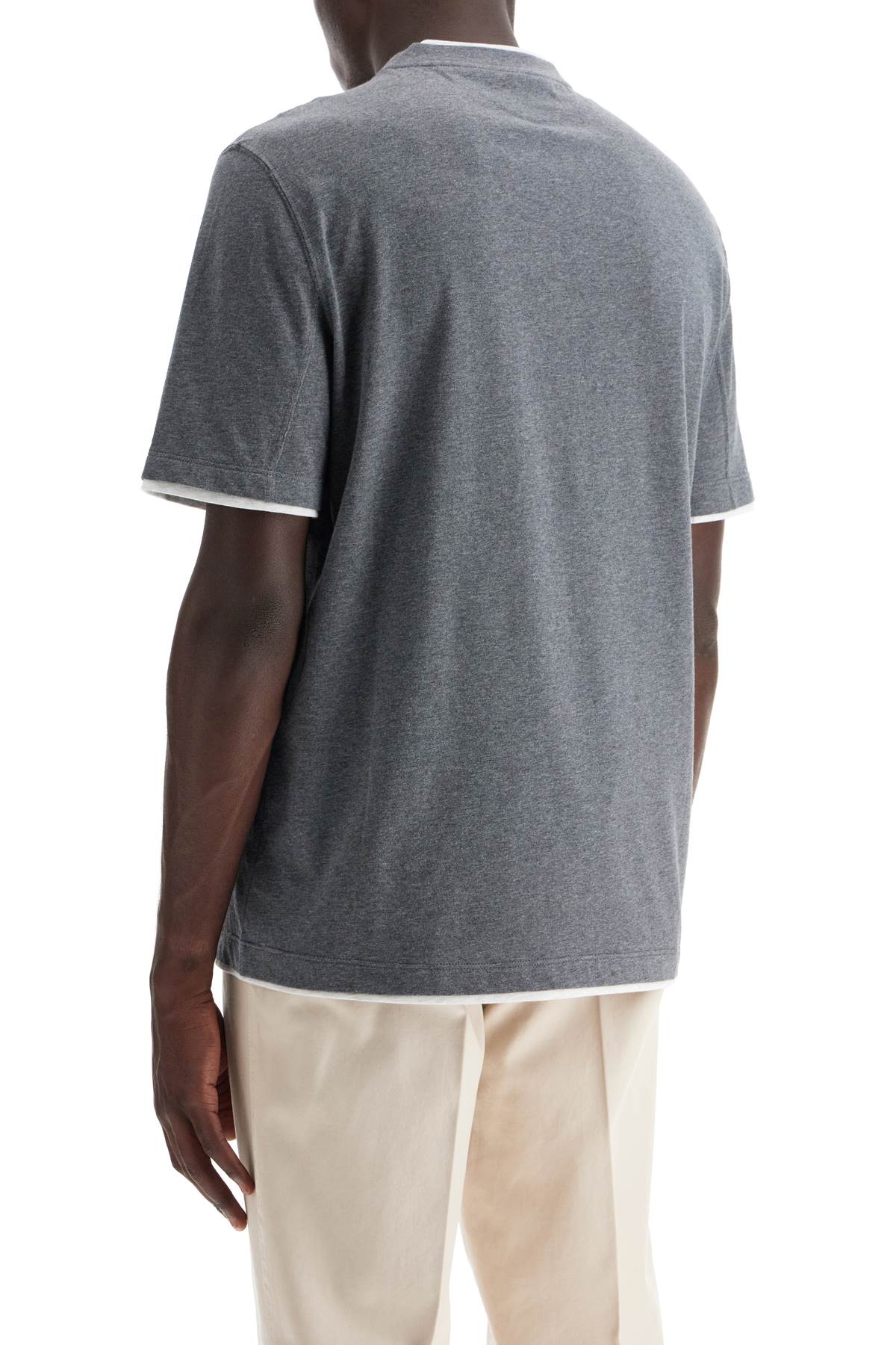 BRUNELLO CUCINELLI layered-effect t-shirt