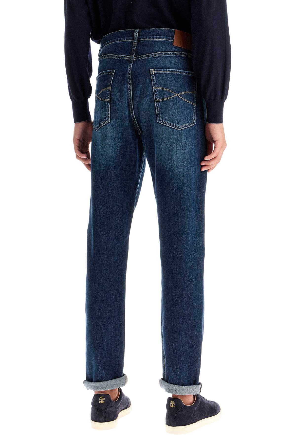 BRUNELLO CUCINELLI "stretch denim iconic fit jeans for a