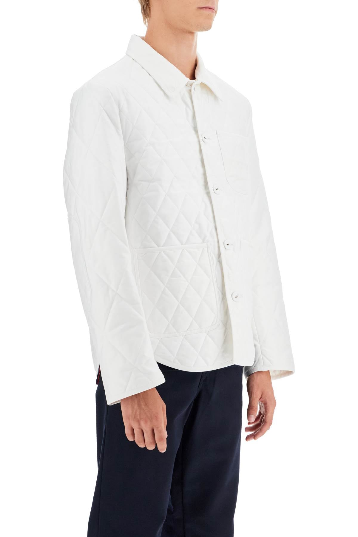 THOM BROWNE lightweight quilted cotton jacket