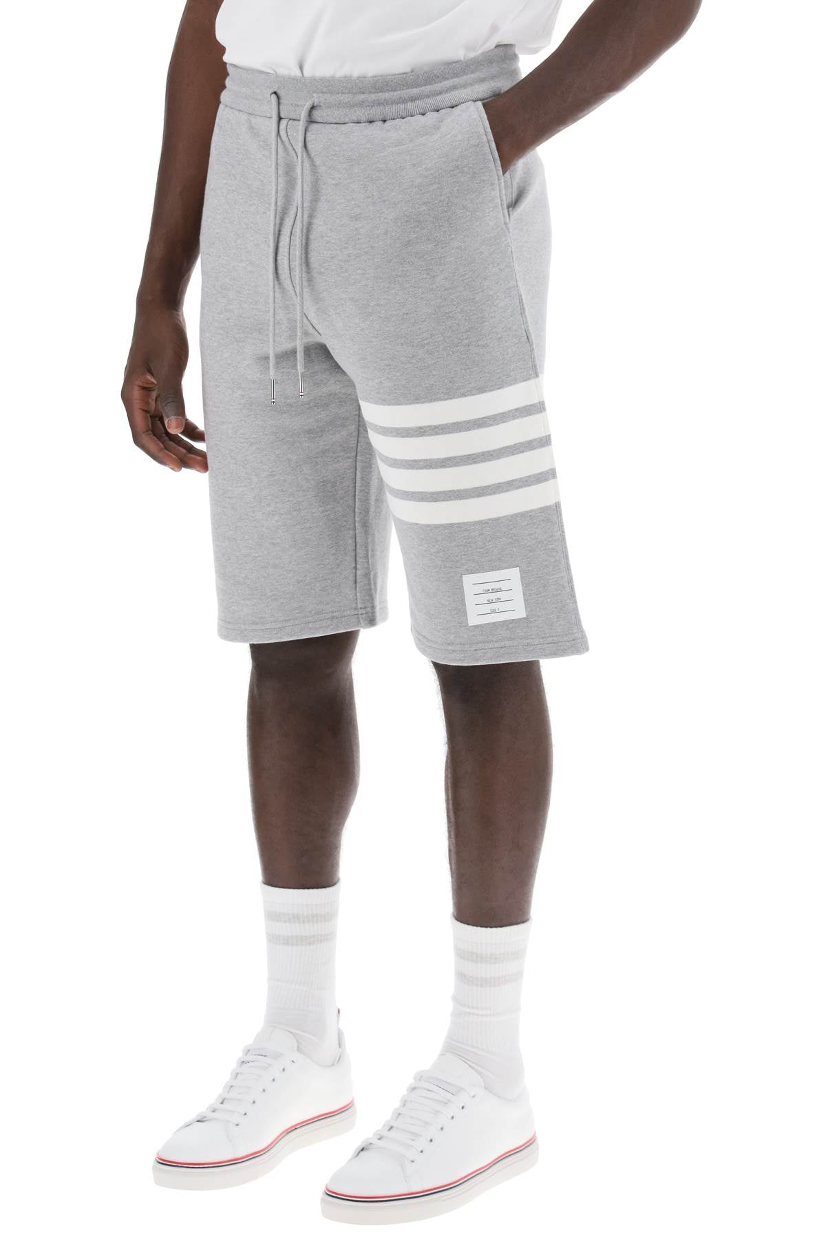 THOM BROWNE 4-bar sweat shorts