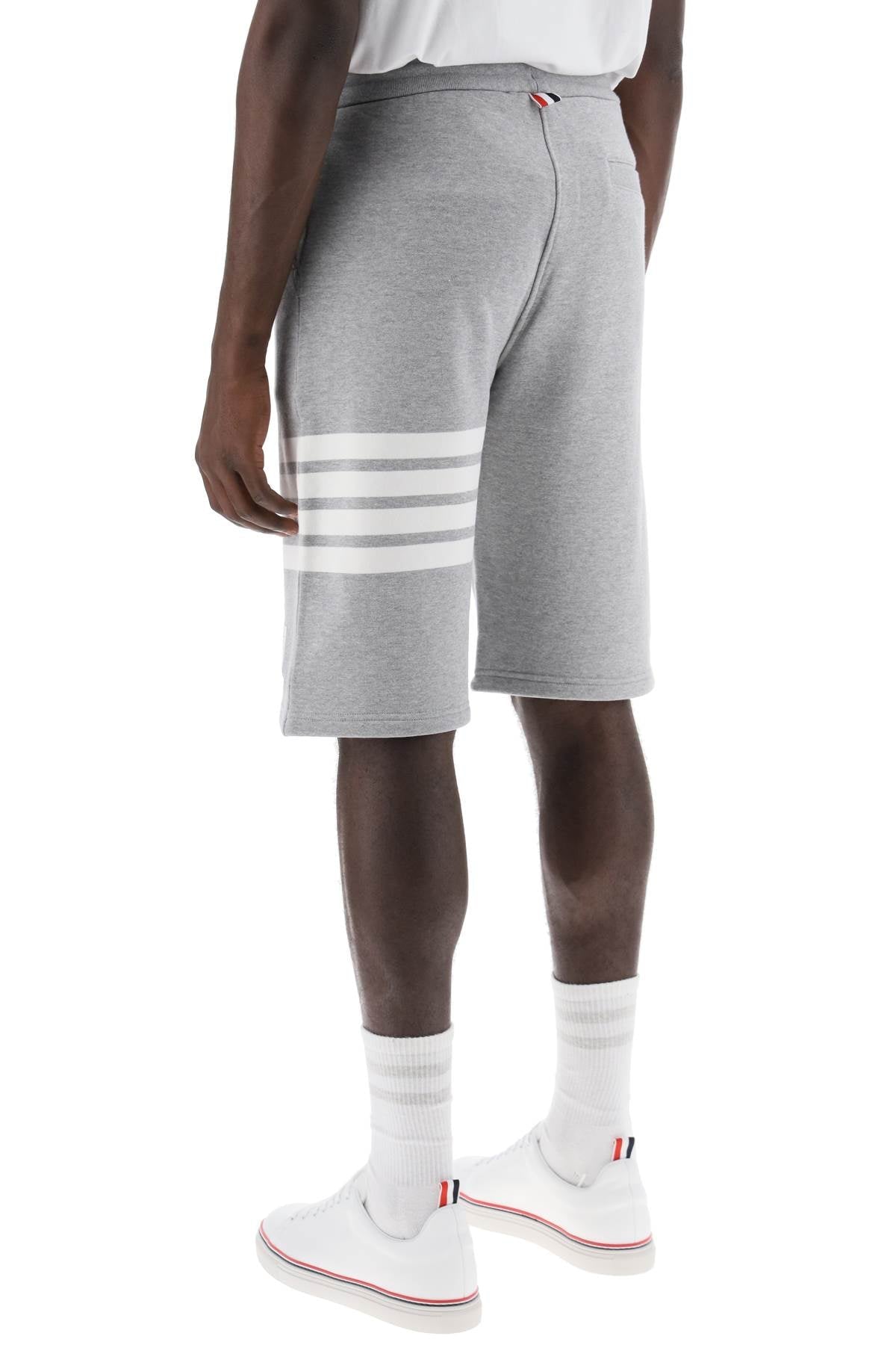 THOM BROWNE 4-bar sweat shorts