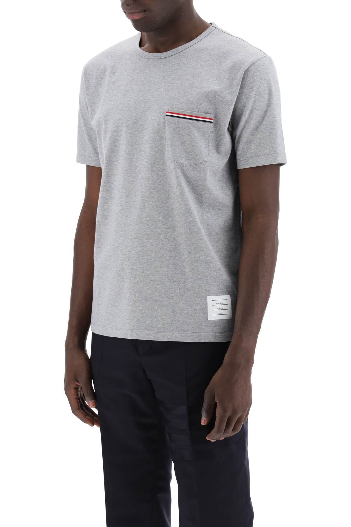 THOM BROWNE rwb pocket t-shirt