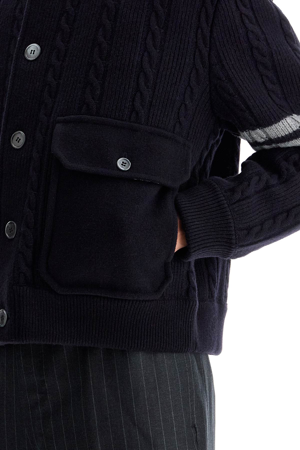 THOM BROWNE wool 4-bar b