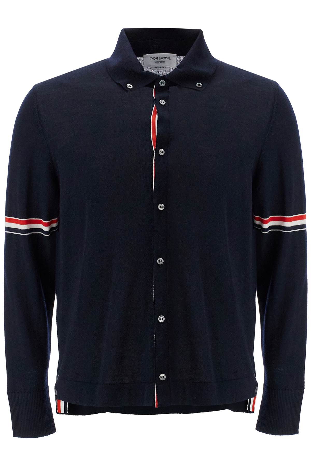 THOM BROWNE wool button-down cardigan for