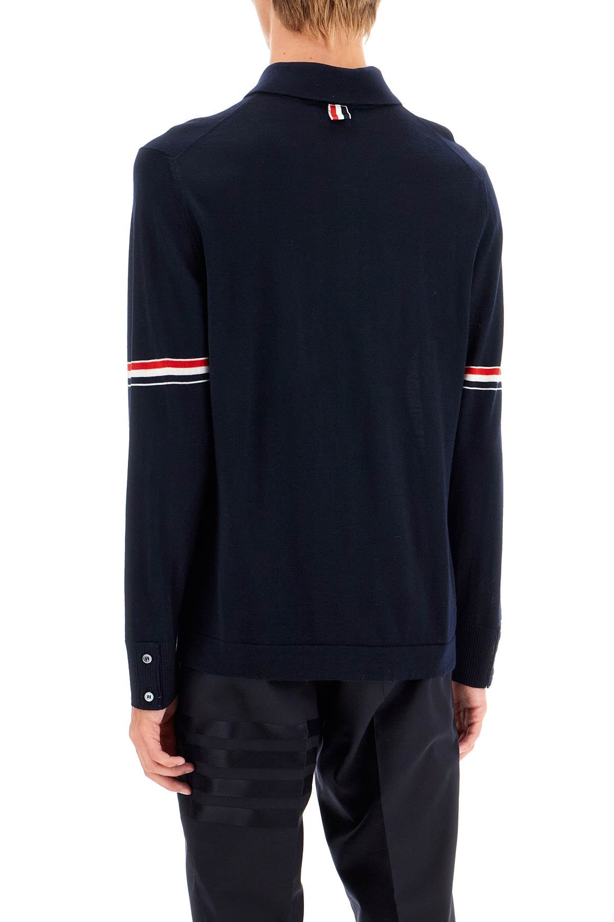 THOM BROWNE wool button-down cardigan for