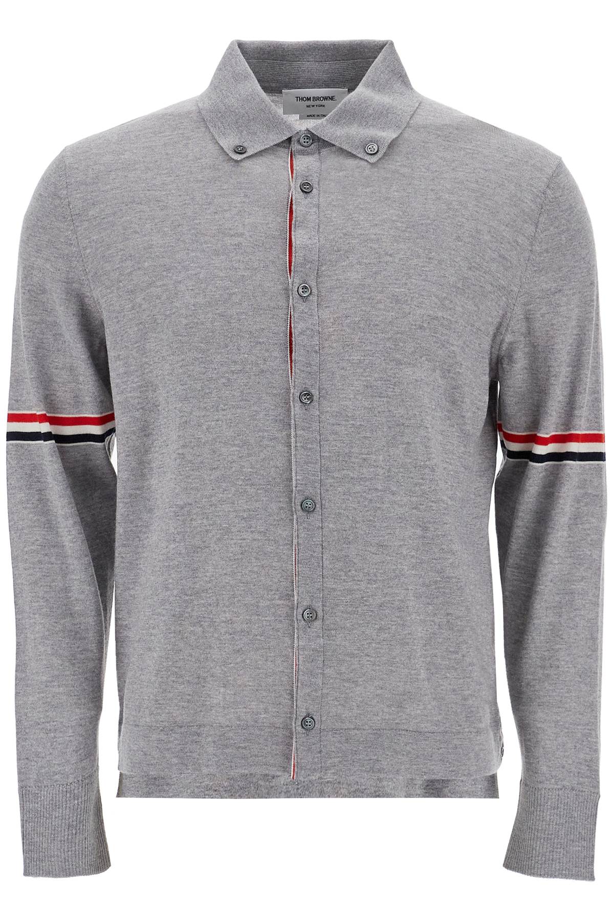 THOM BROWNE wool button-down cardigan for