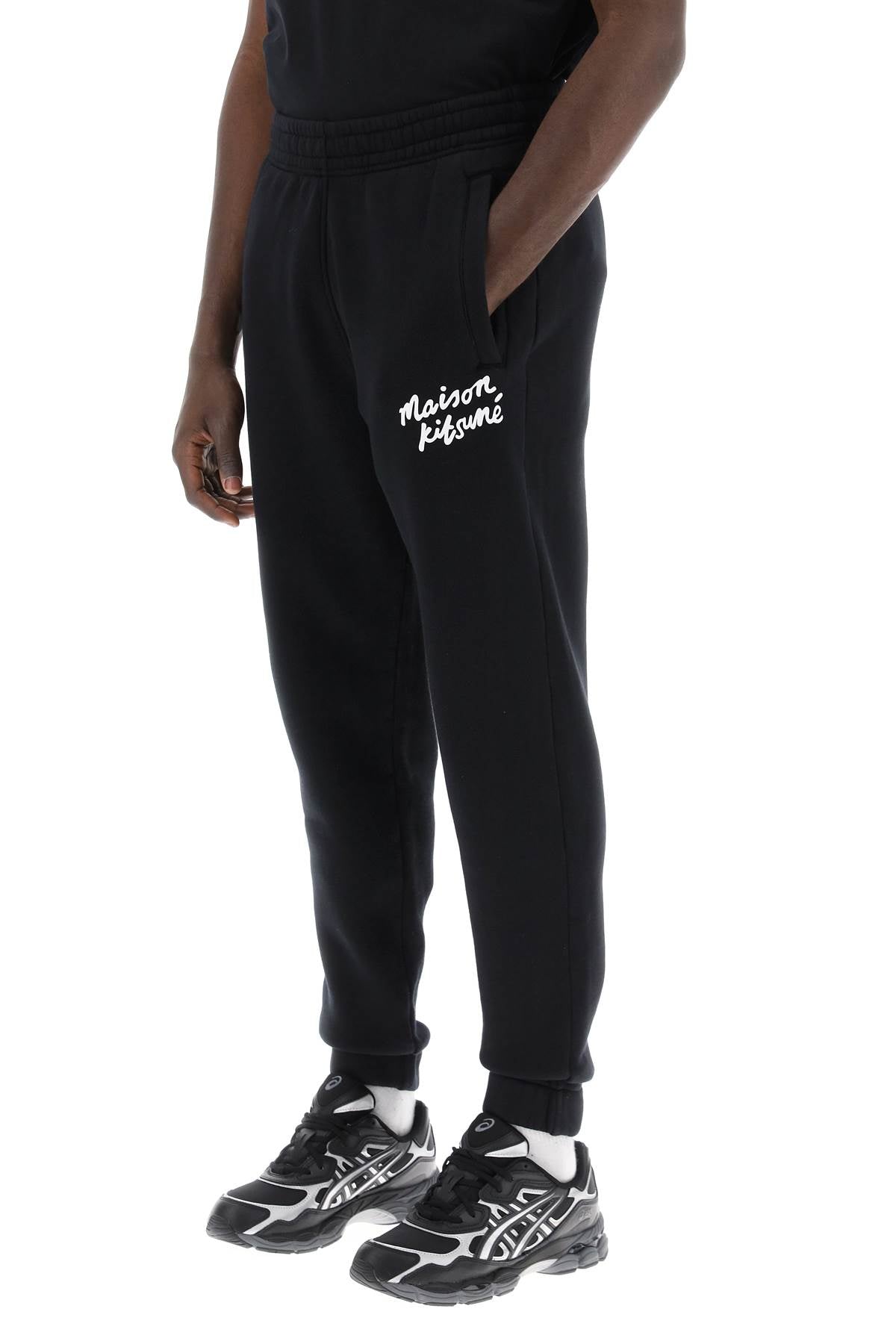 MAISON KITSUNE "sporty pants with handwriting