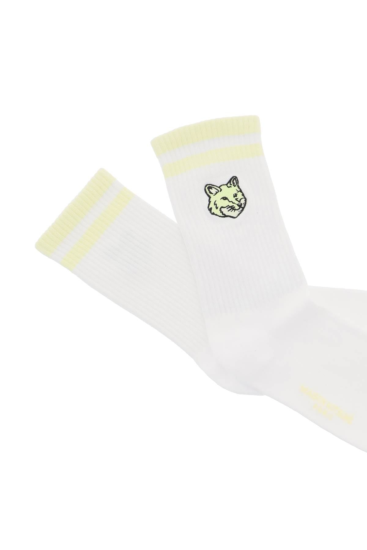 MAISON KITSUNE bold fox head socks