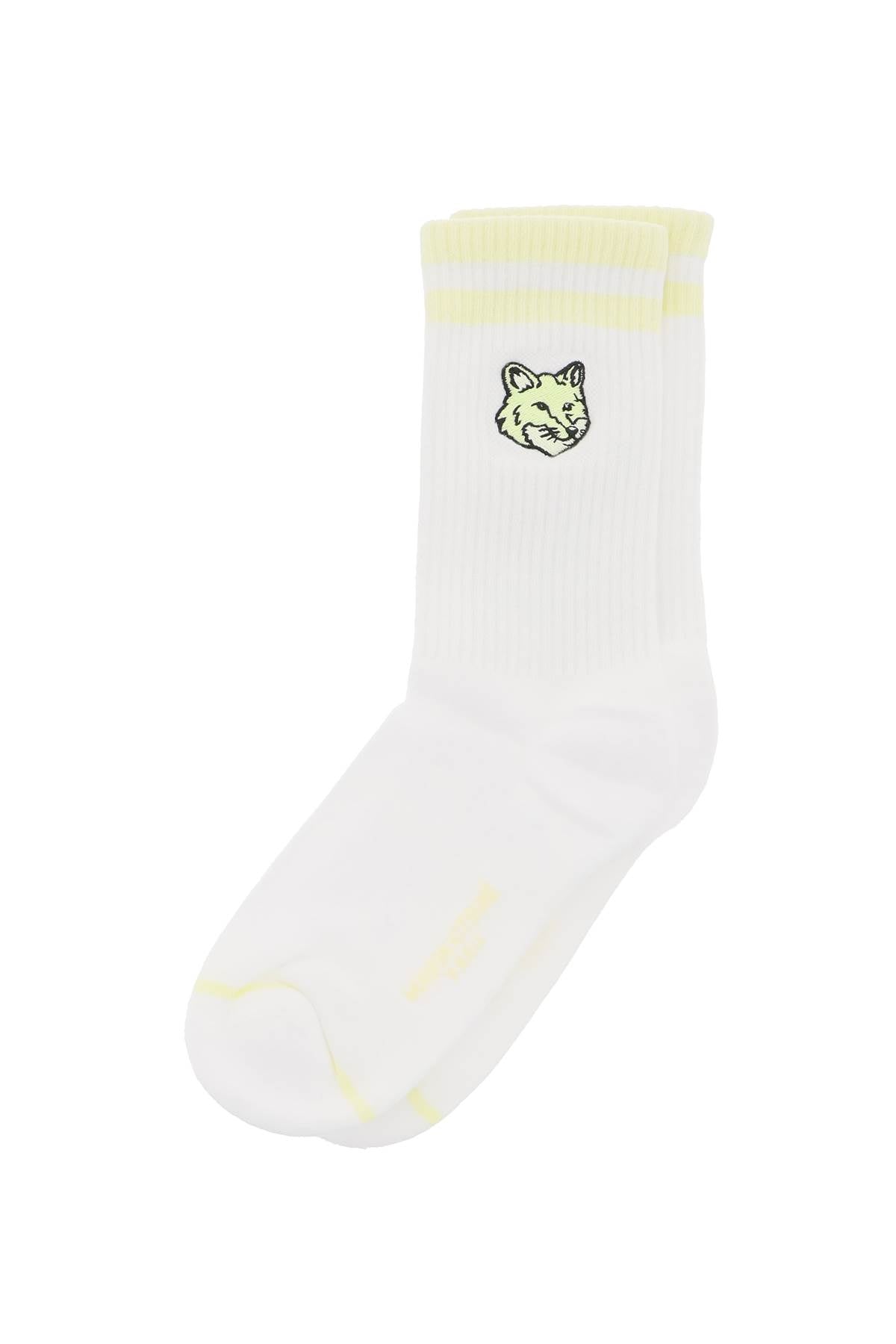 MAISON KITSUNE bold fox head socks