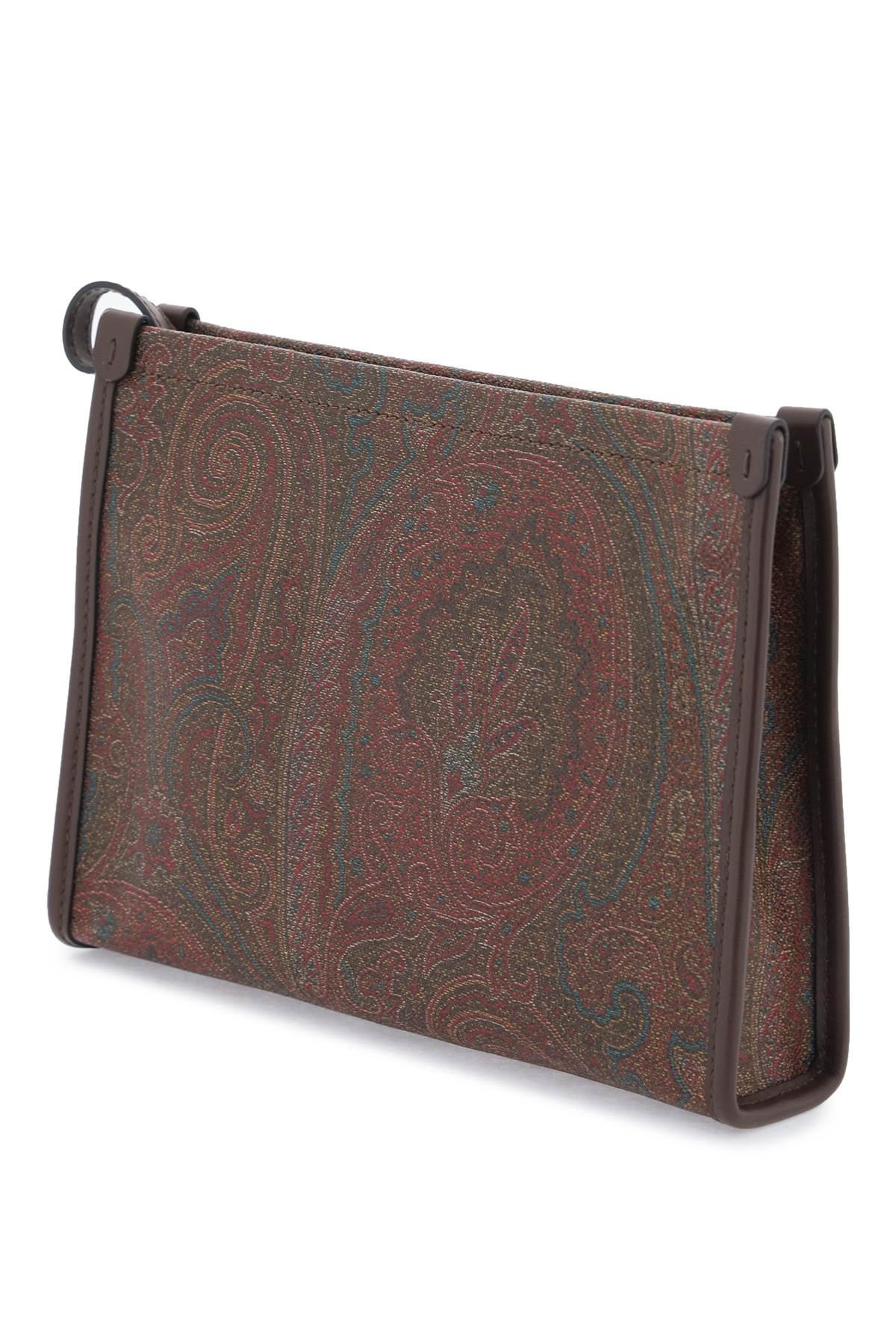 ETRO paisley pouch with embroidery