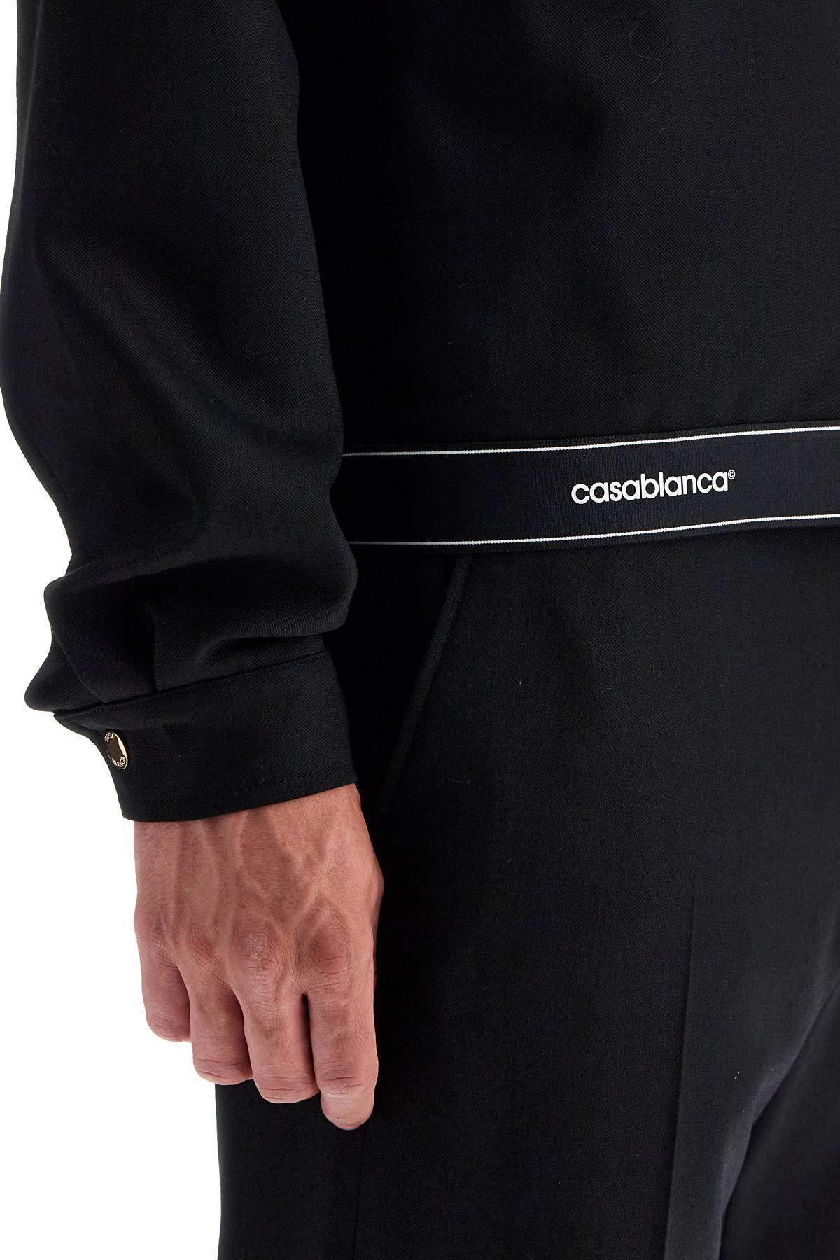 CASABLANCA stretch twill blouson