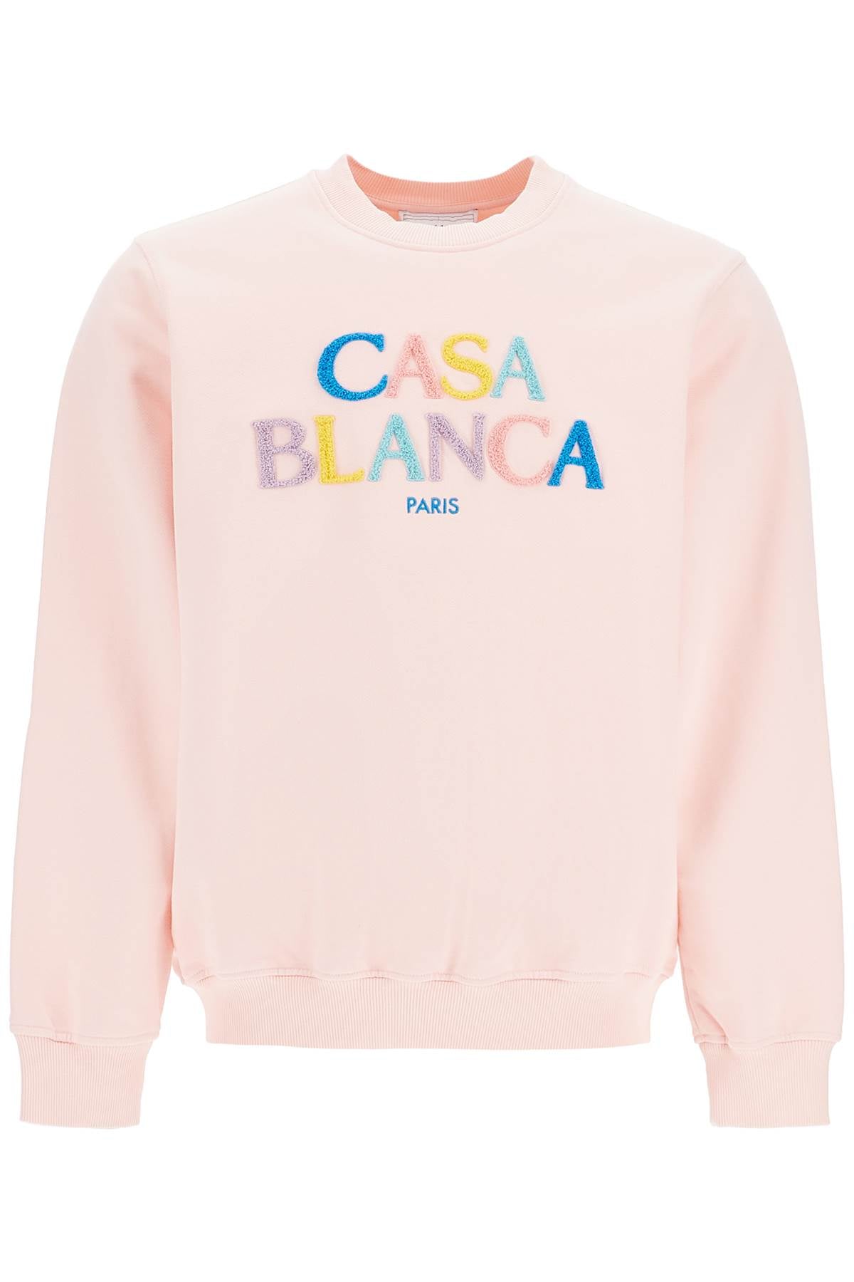 CASABLANCA stacked logo crewneck sweat