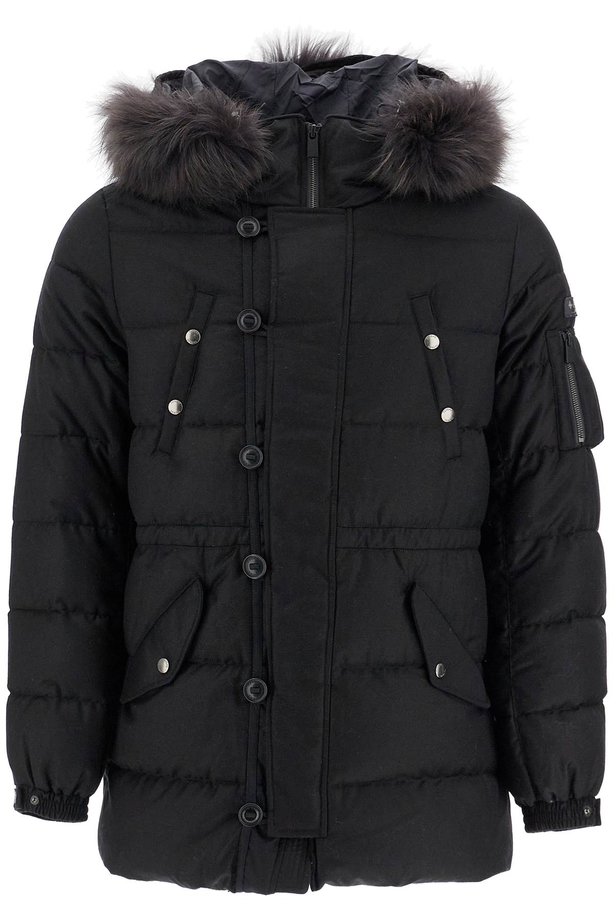 TATRAS down jacket with wool and silk lining