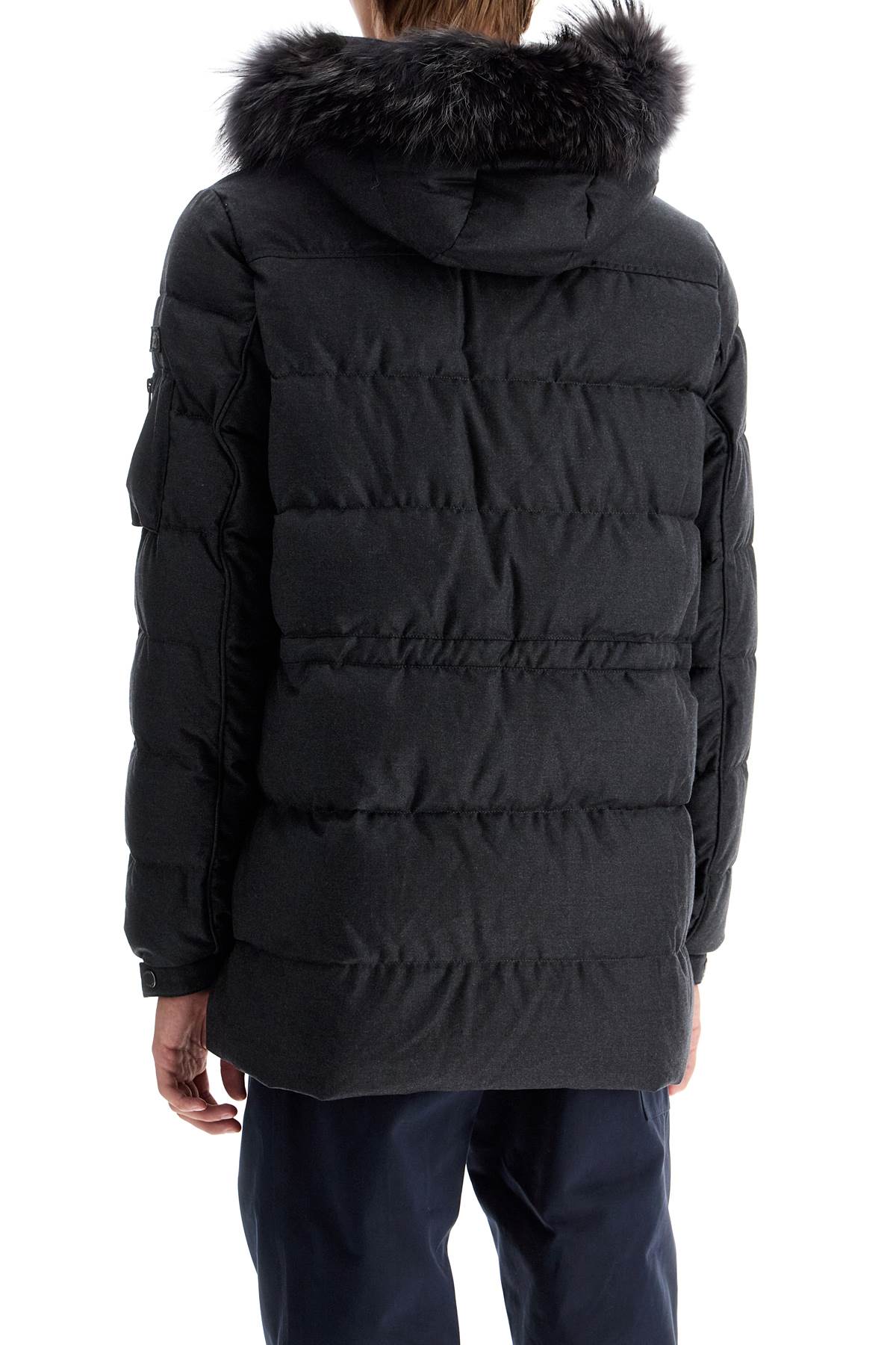 TATRAS down jacket with wool and silk lining