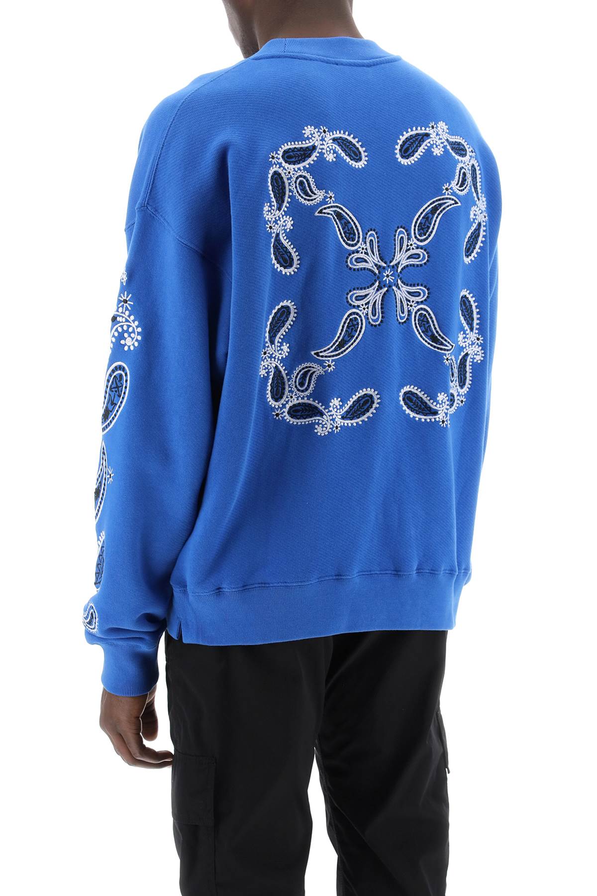 OFF-WHITE "arrow bandana crewneck sweat