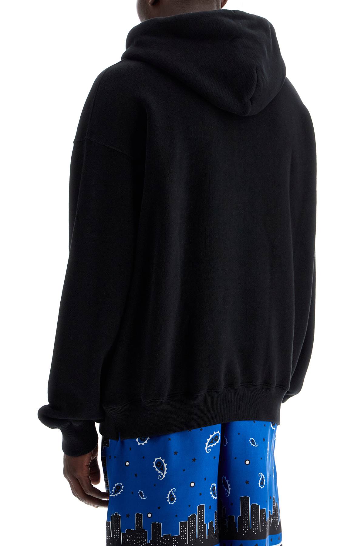 OFF-WHITE hooded sweatshirt with off print