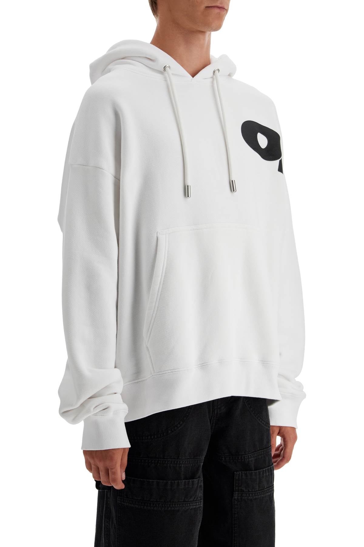 OFF-WHITE hooded sweatshirt with shared