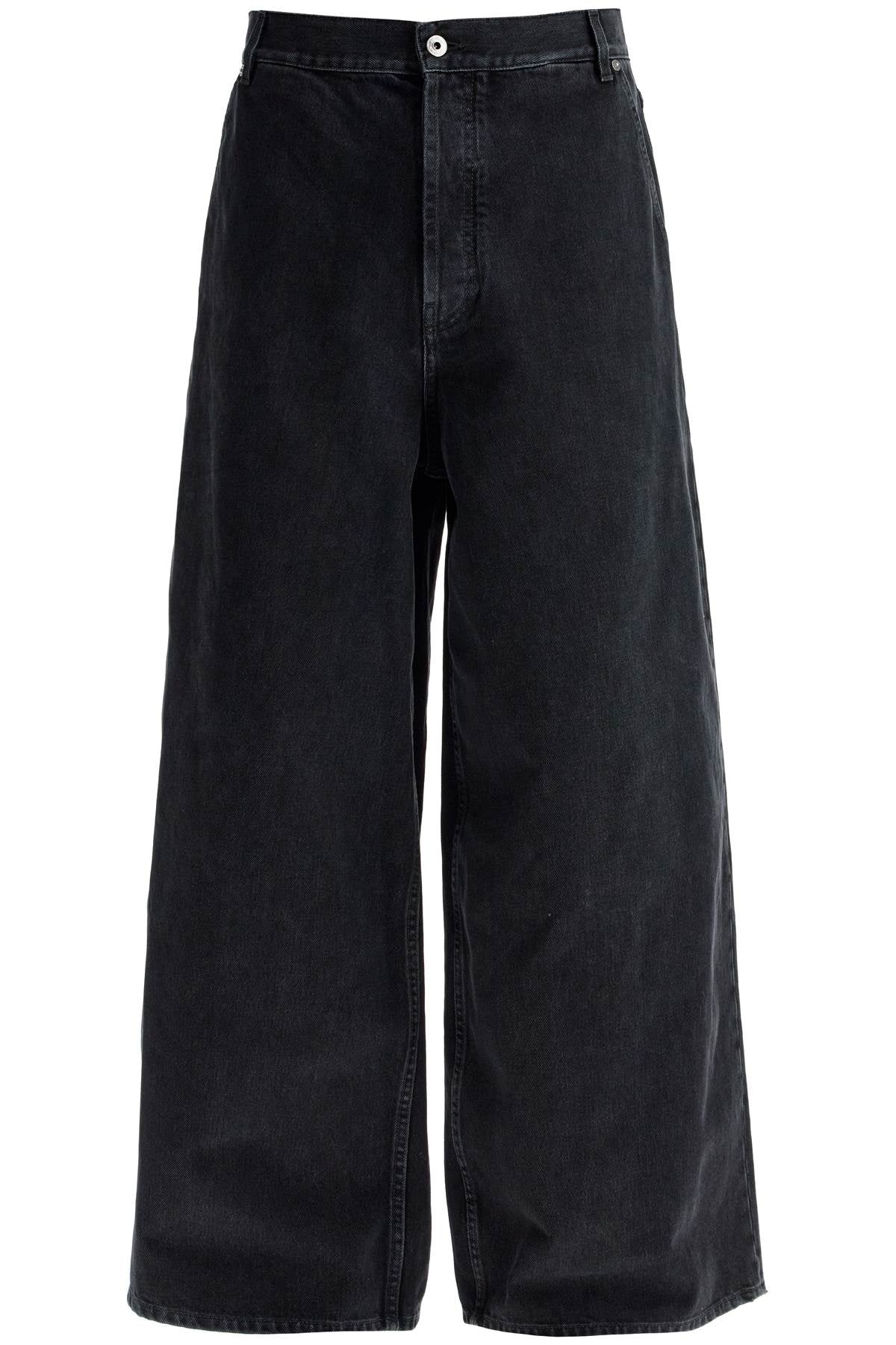 OFF-WHITE wide five-pocket jeans with spacious