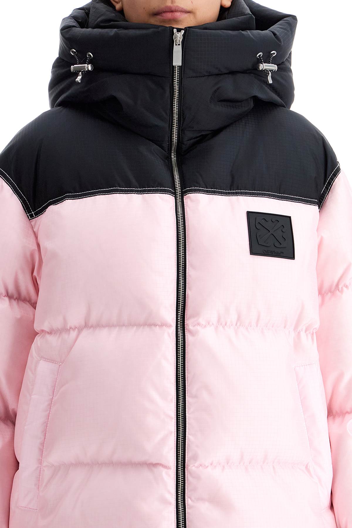 OFF-WHITE oversized down jacket with