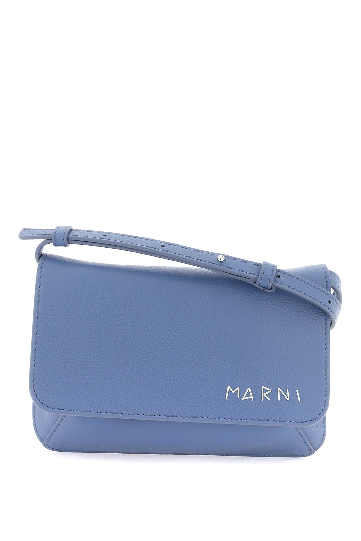 MARNI flap trunk shoulder bag with