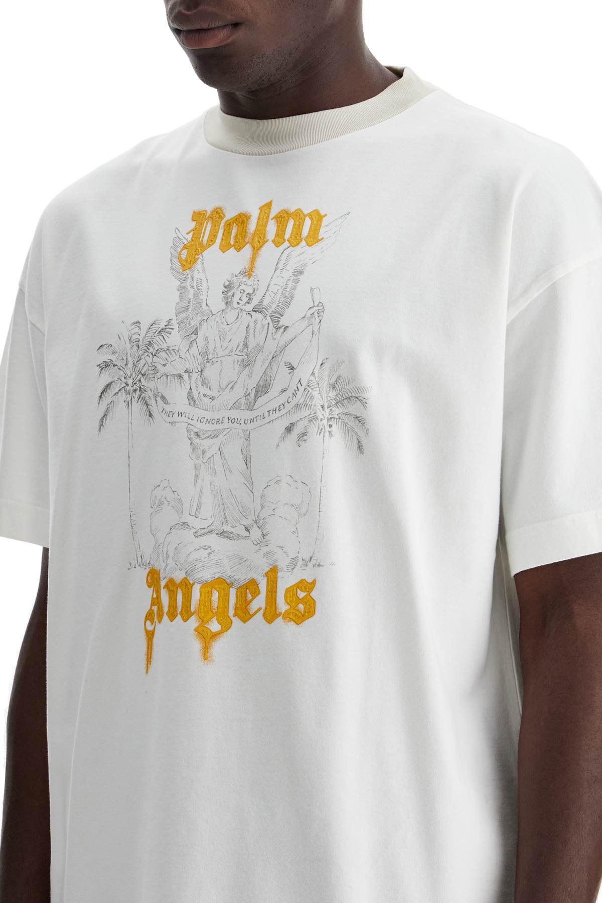 PALM ANGELS oversized pencil print