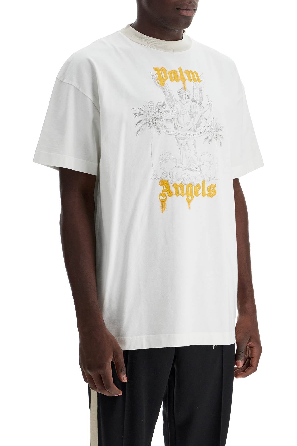 PALM ANGELS oversized pencil print