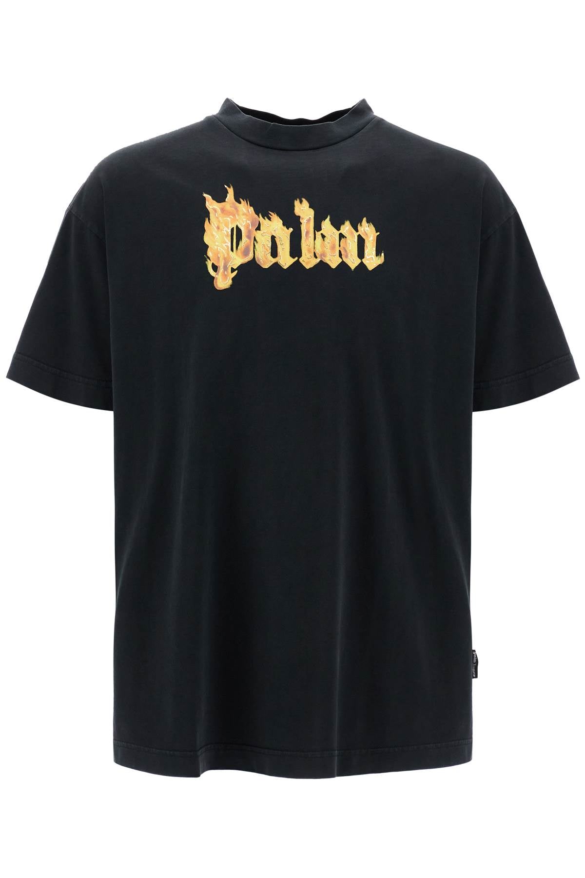 PALM ANGELS "burning logo t-shirt