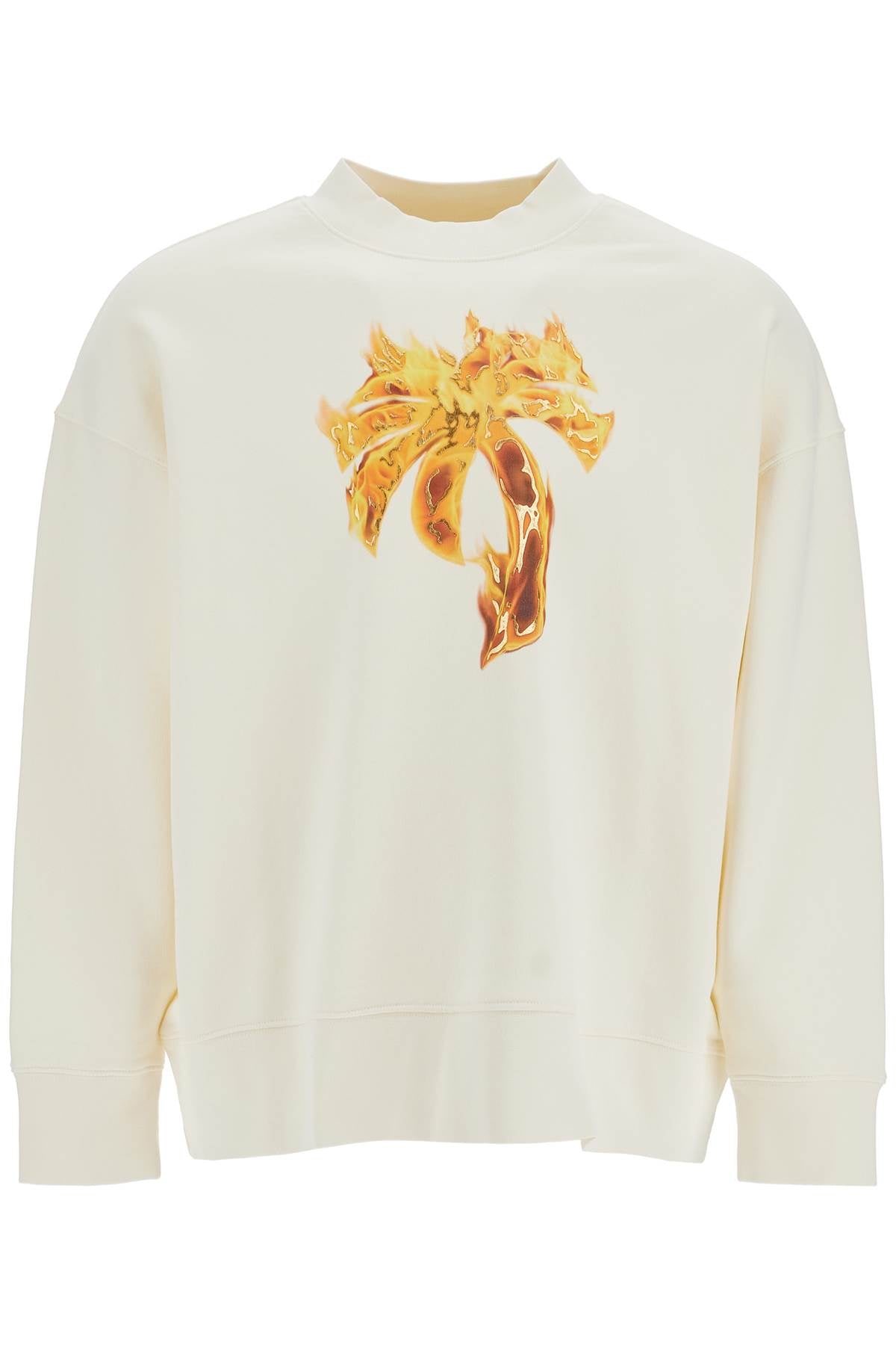 PALM ANGELS "burning palm oversized sweat