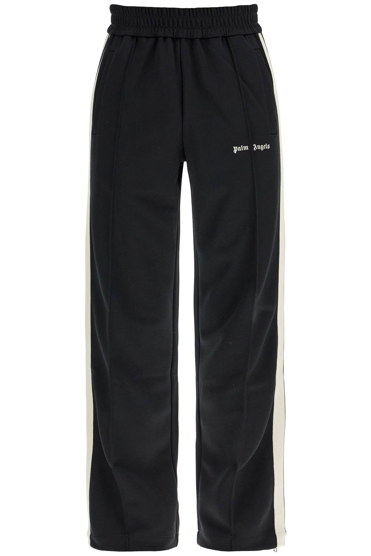 PALM ANGELS contrast band joggers with track in