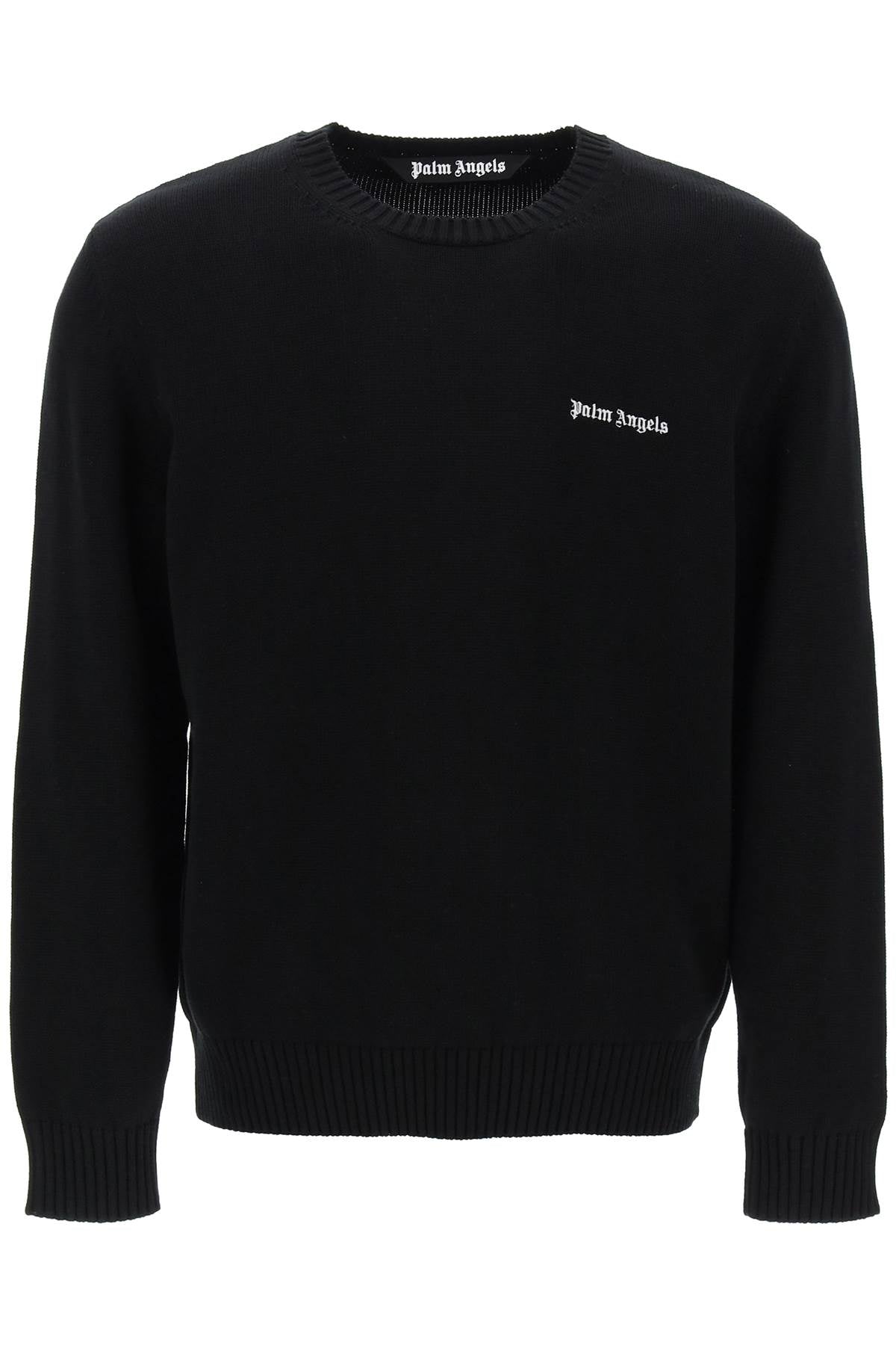 PALM ANGELS embroidered logo pullover