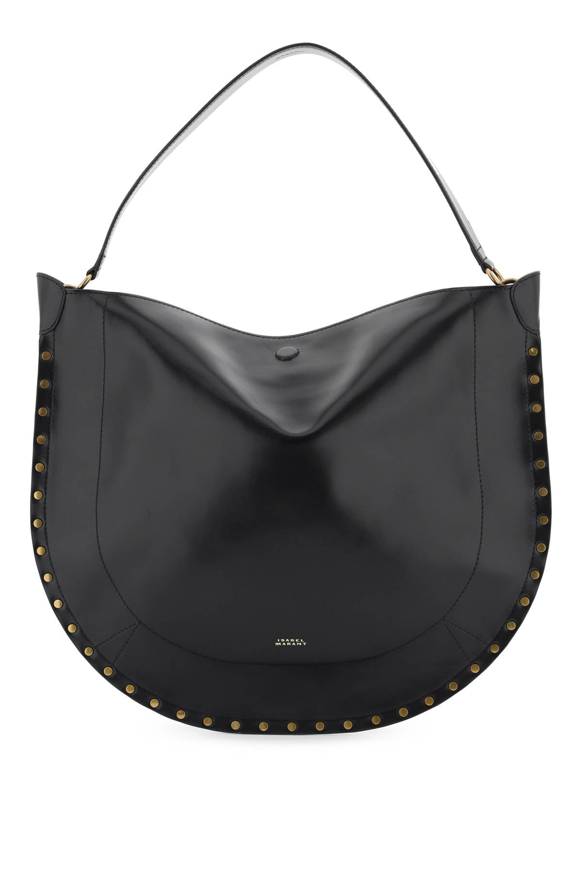 ISABEL MARANT smooth leather hobo bag with