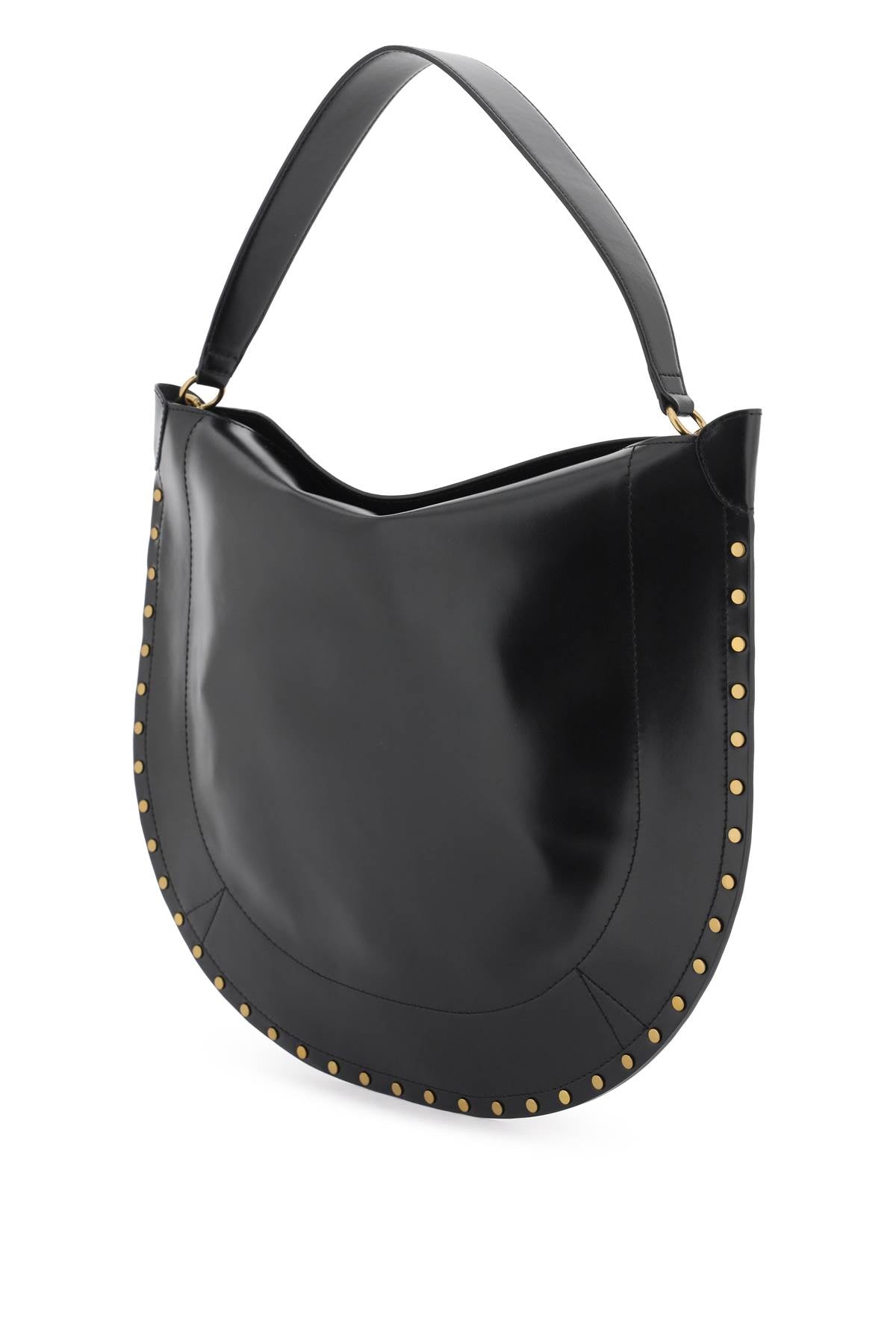 ISABEL MARANT smooth leather hobo bag with