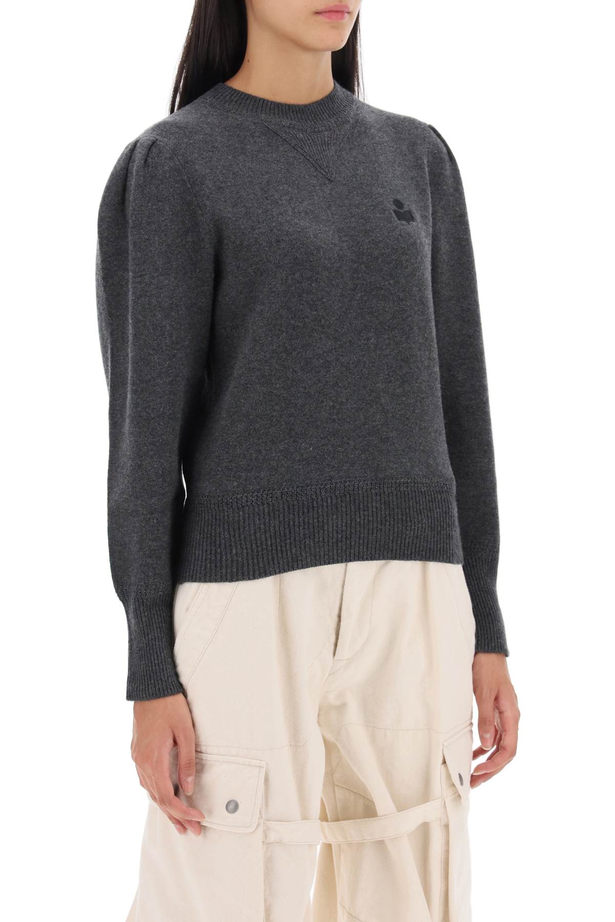 ISABEL MARANT ETOILE kelaya sweater with balloon sleeves