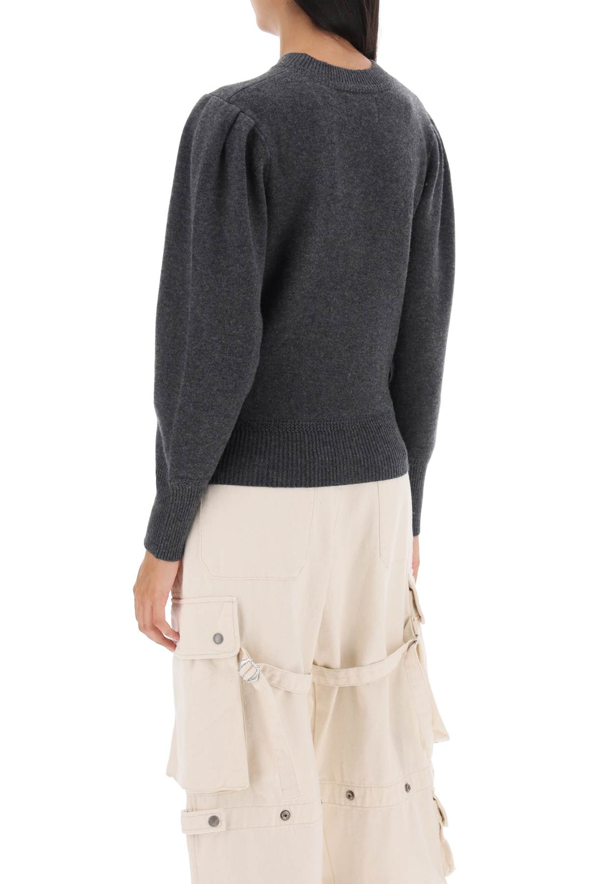 ISABEL MARANT ETOILE kelaya sweater with balloon sleeves