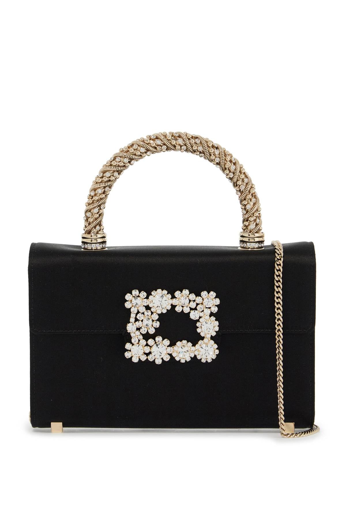 ROGER VIVIER flower strass jewel mini bag