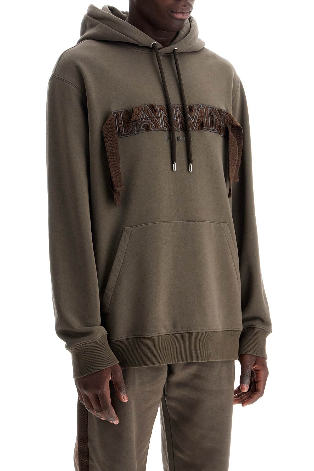 LANVIN hooded curb sweat