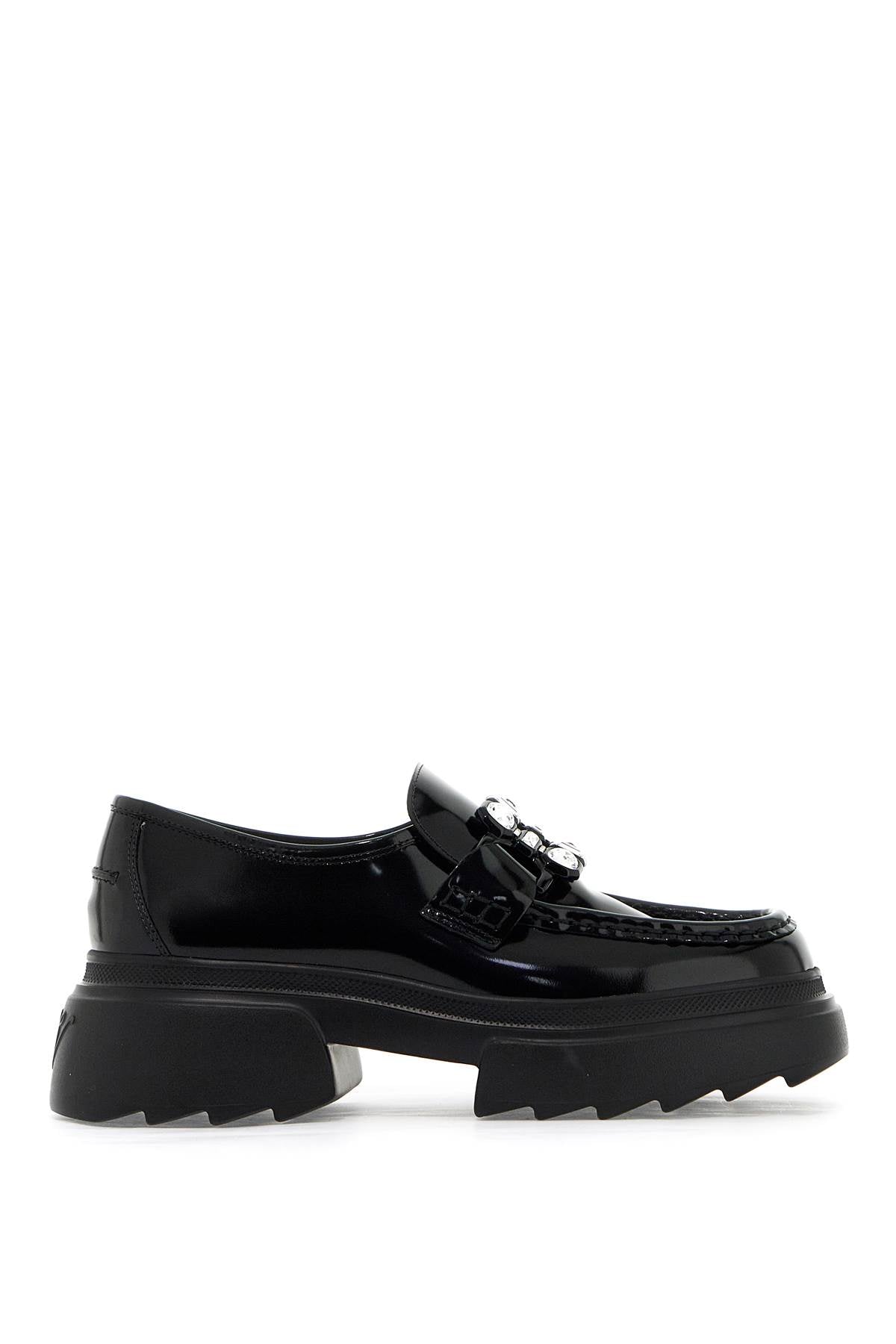 ROGER VIVIER wallaviv patent leather loafers with rh